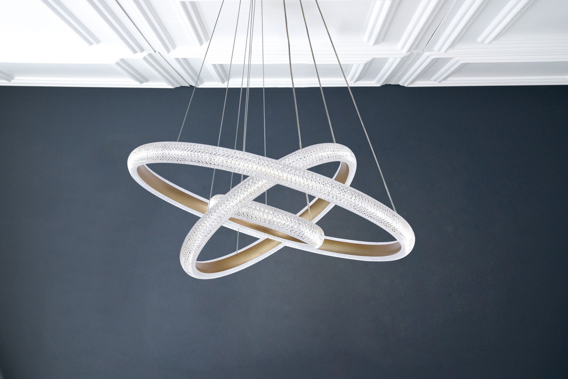 Aiwen 3-Light at Dry Modern/Contemporary Aluminium Rated Chandelier