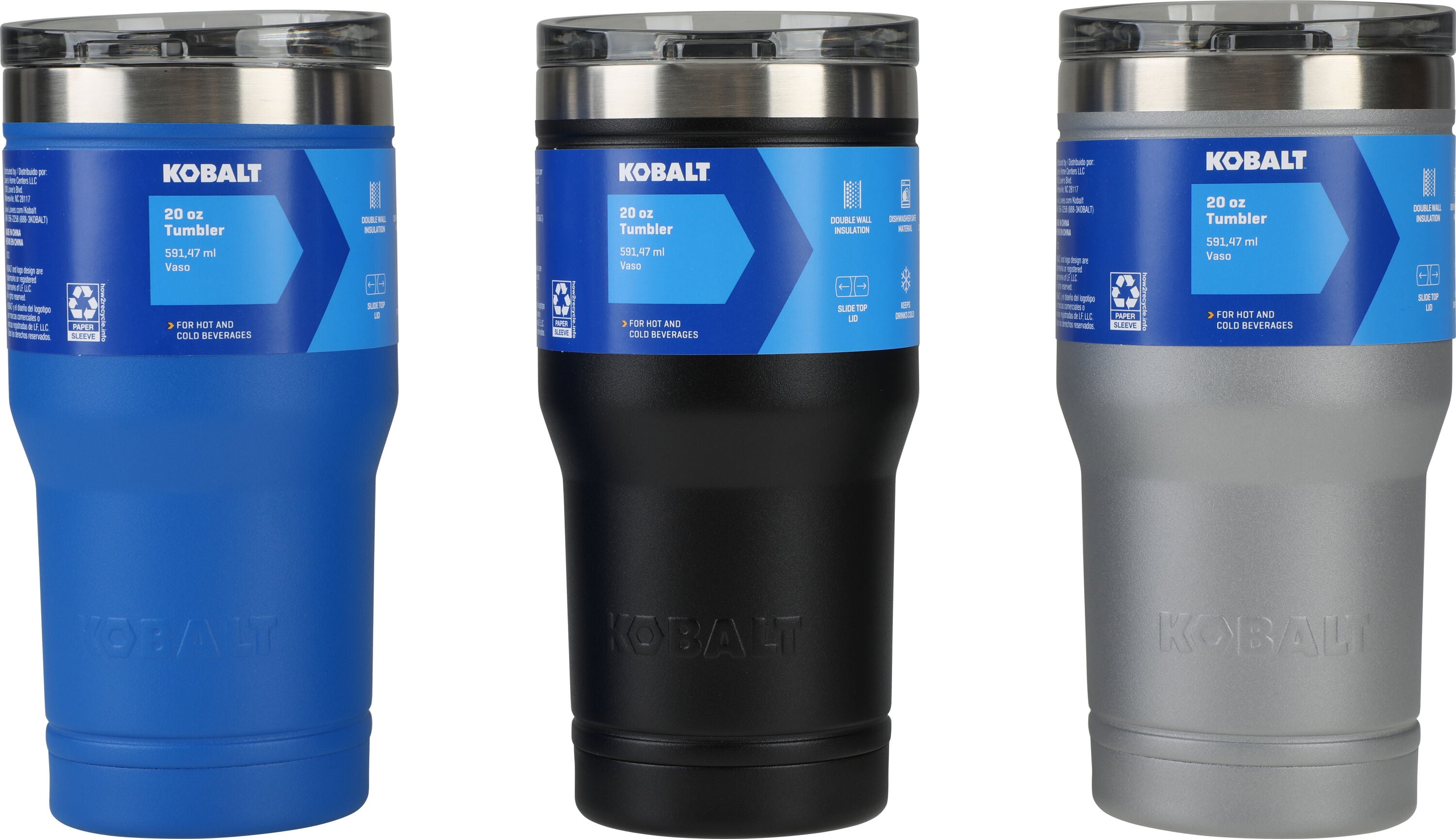 Kobalt 20-fl oz Stainless Steel Insulated Tumbler in the Water