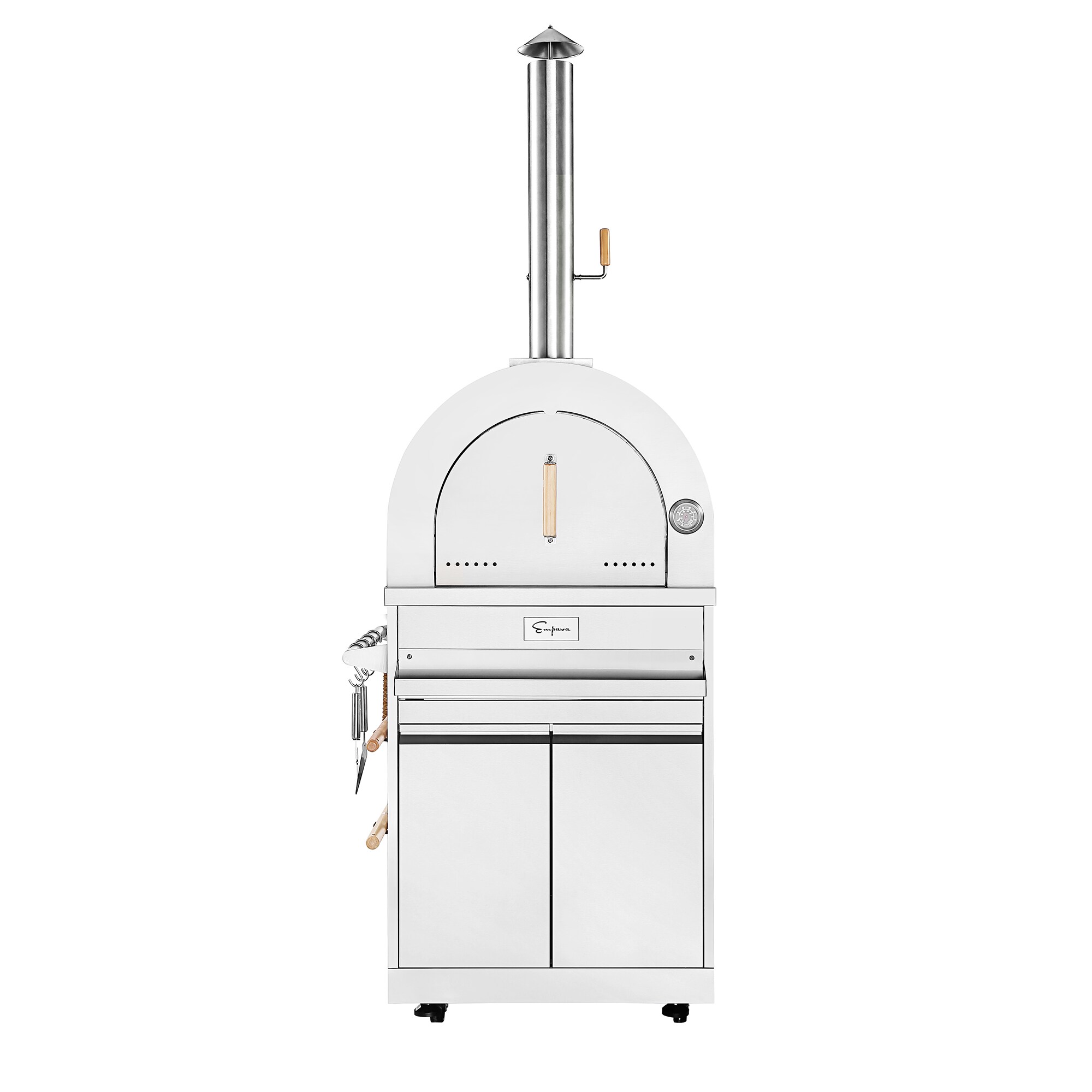 Empava Propane Tank Burning Outdoor Pizza Oven with Accessories in Stainless Steel EMPV-PG03