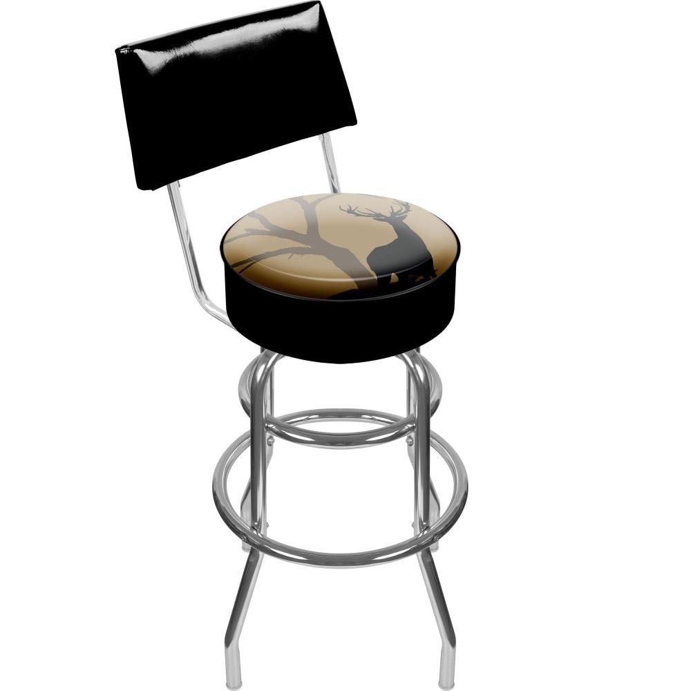 chrome stools with backs