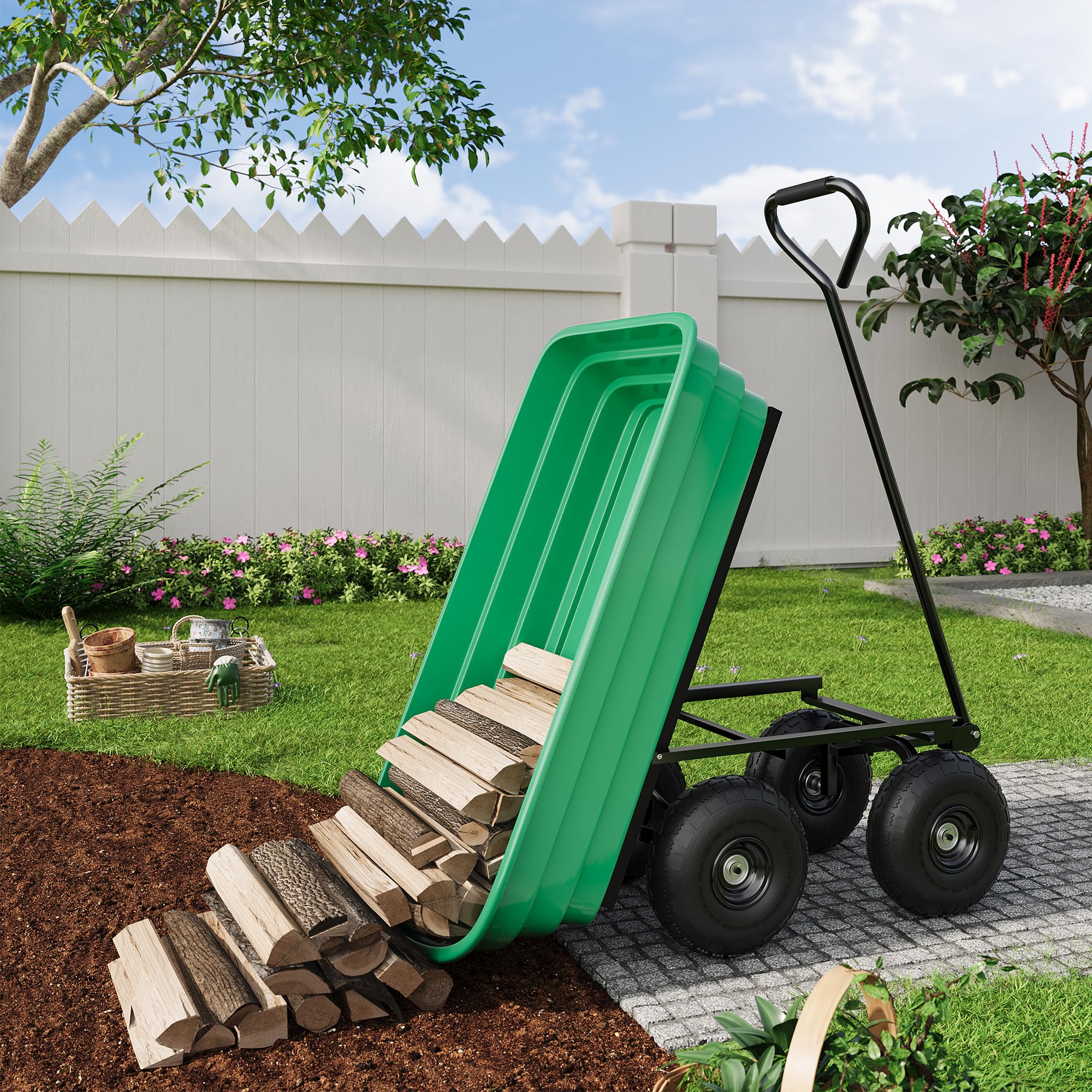 GarveeLife FLYPHO34SGAQX6 Plant-Caddy-Cart - View #4