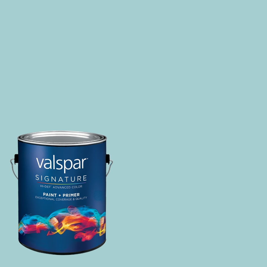Creative Ideas for Color by Valspar CI195-SEASPRAY221388 Eggshell Sea Spray Pre-tinted Latex Interior Paint + Primer (1-Gallon)