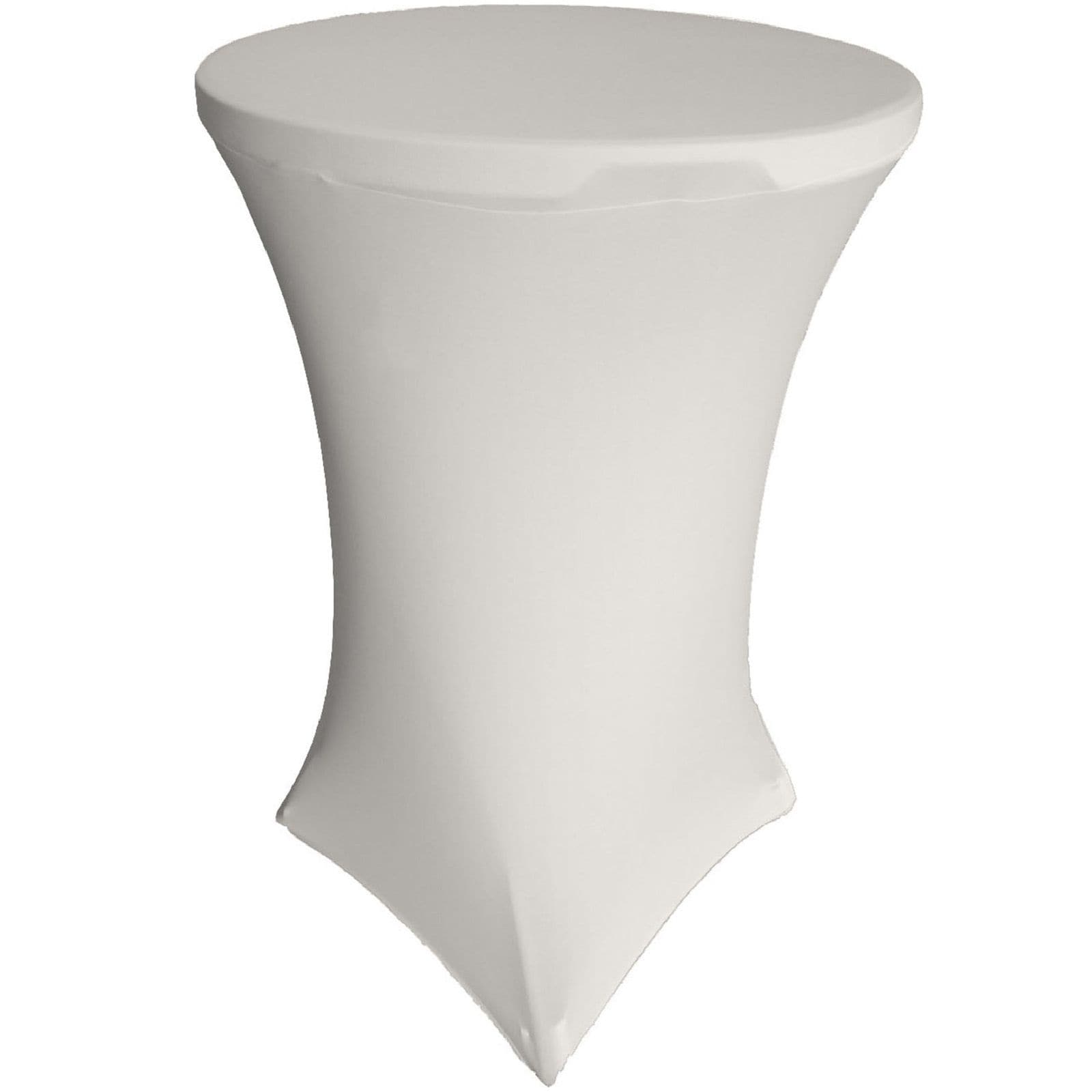 Slickblue Fitted Indoor and Outdoor Spandex Table Cover for 36 in Round x 42 in High Cocktail Table Multiple Color Options
