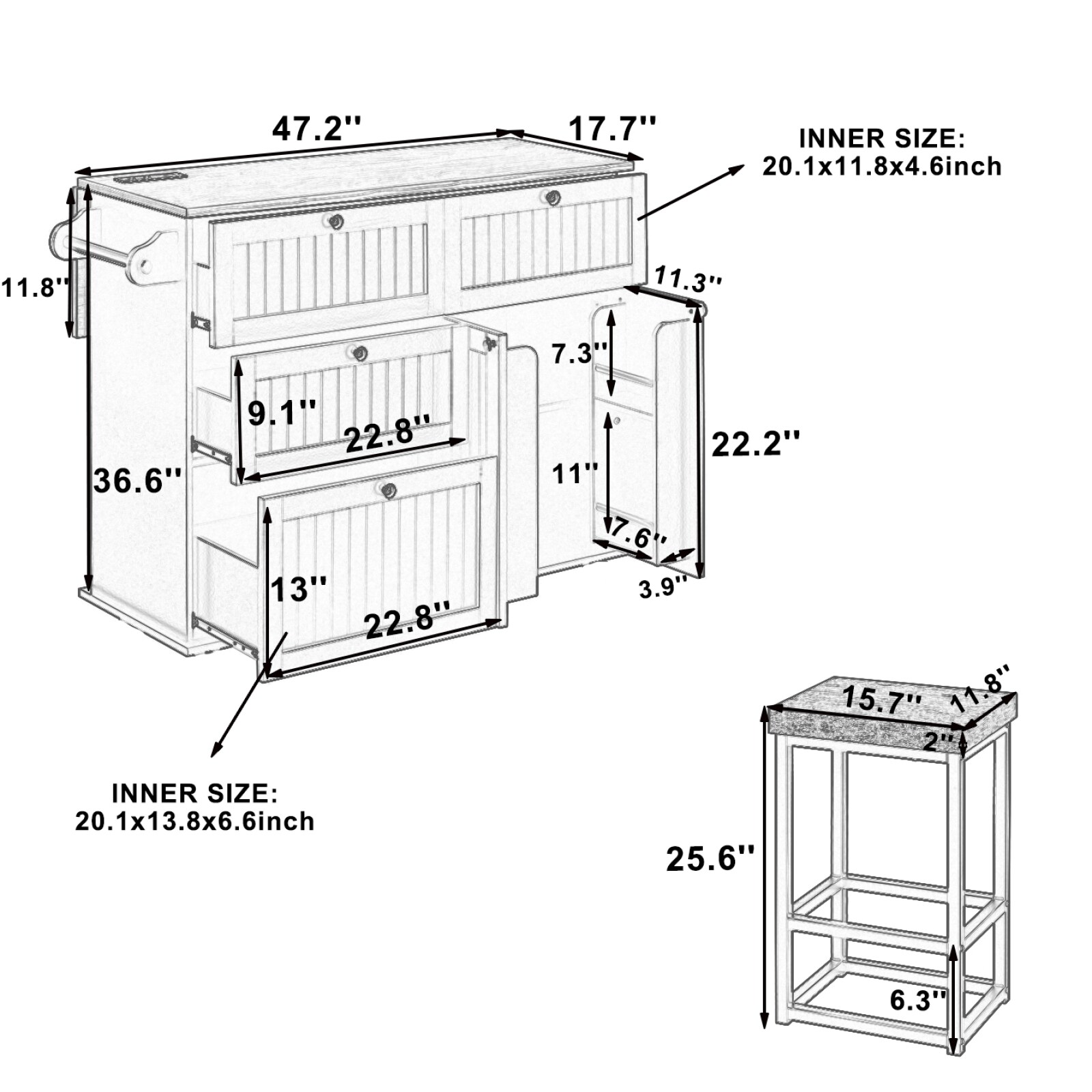CHITA AADTC-355 Kitchen-Furniture - View #6