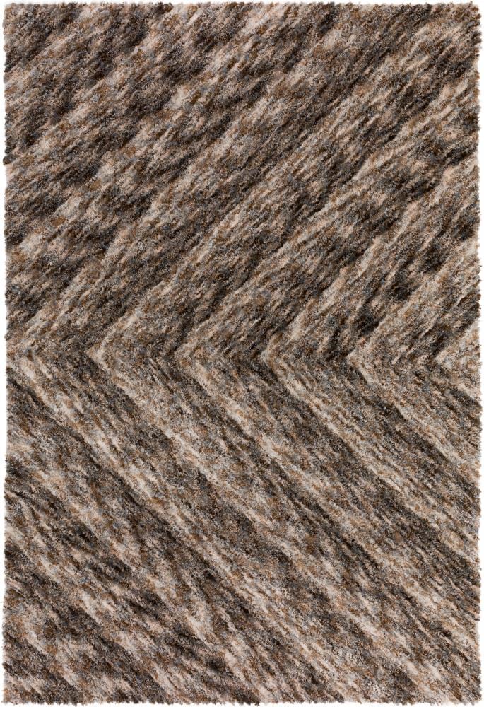 Addison Rugs AAR31EA4X6 Archer 4 x 6 (ft) Tufted Polyester Earth Rectangular Indoor Chevron Mid-Century Modern Area rug
