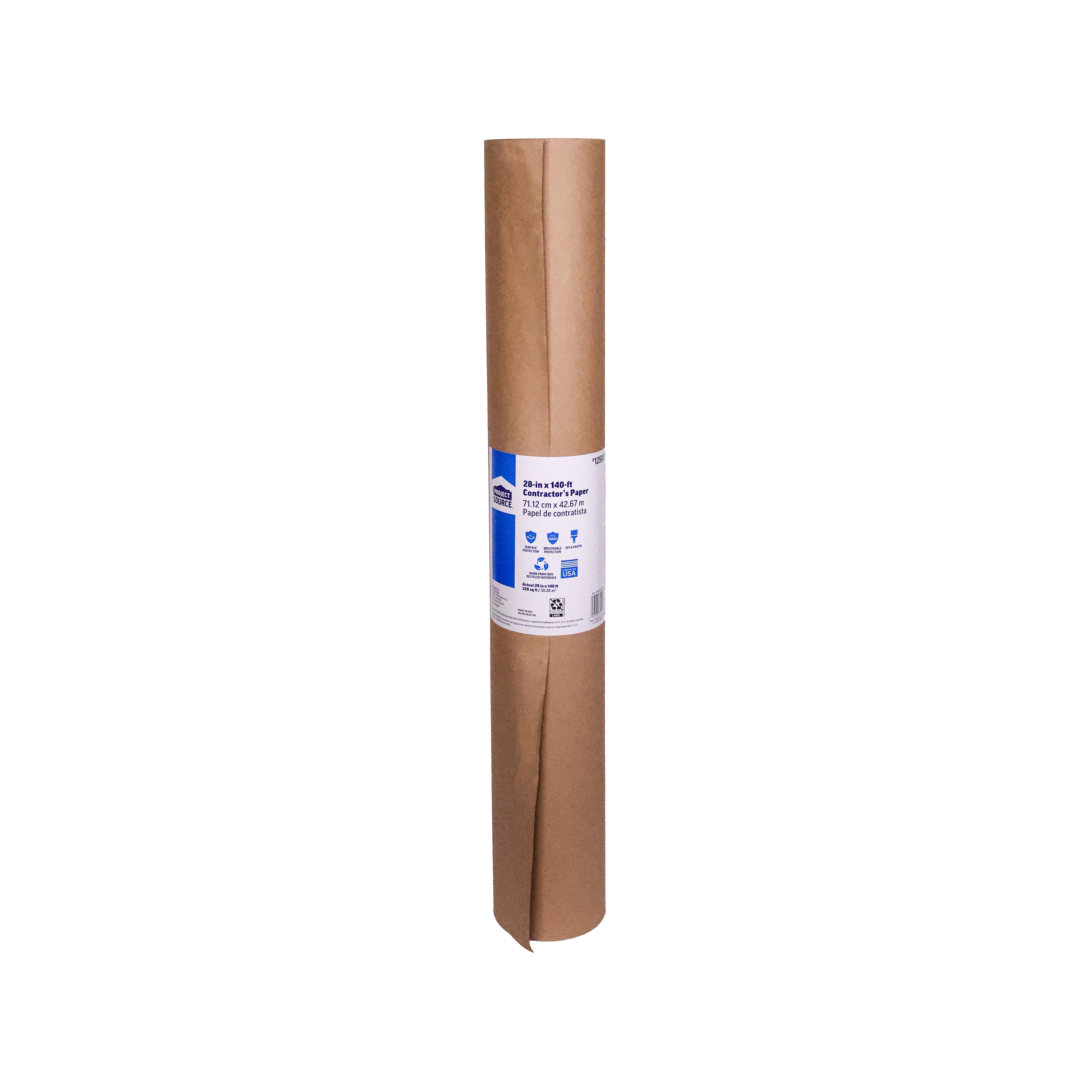 Black Kraft Arts and Crafts Paper Roll - 18 inches by 100 Feet