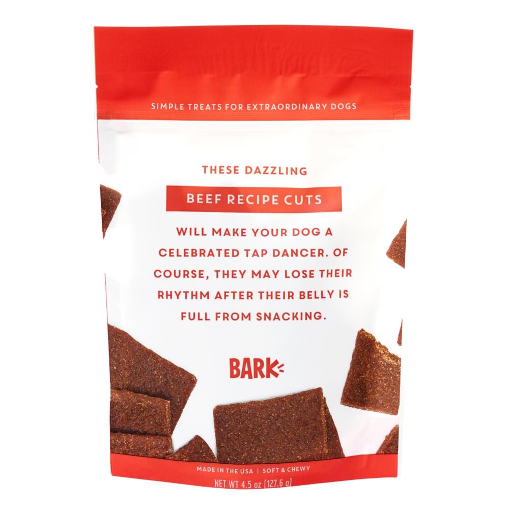 BARK BARK Beef Recipe Cuts Dog Treats Snacks for Beef Flavor in the Pet Treats department at