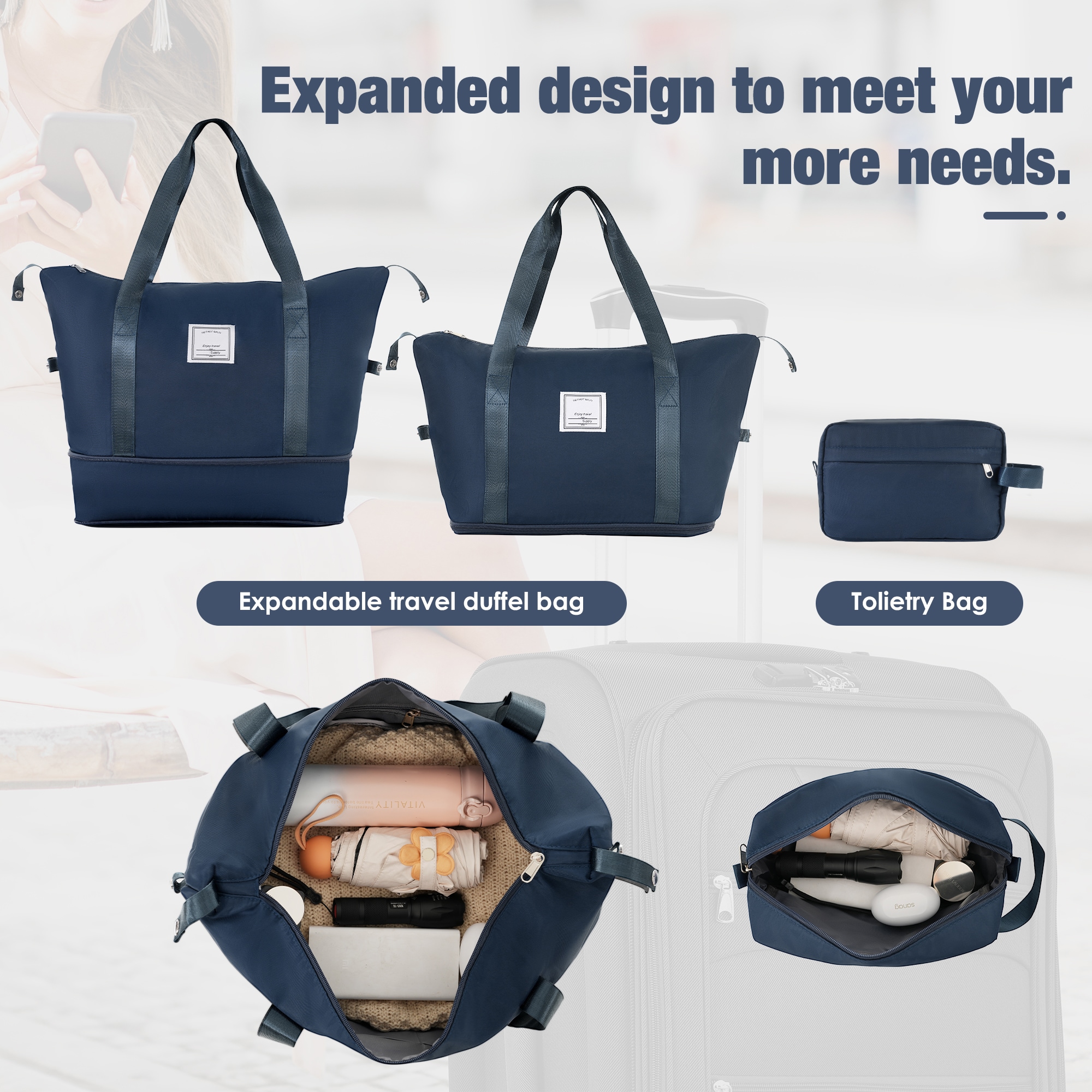 ModernLuxe L3P-N732P201004M Luggage-And-Luggage-Sets - View #3