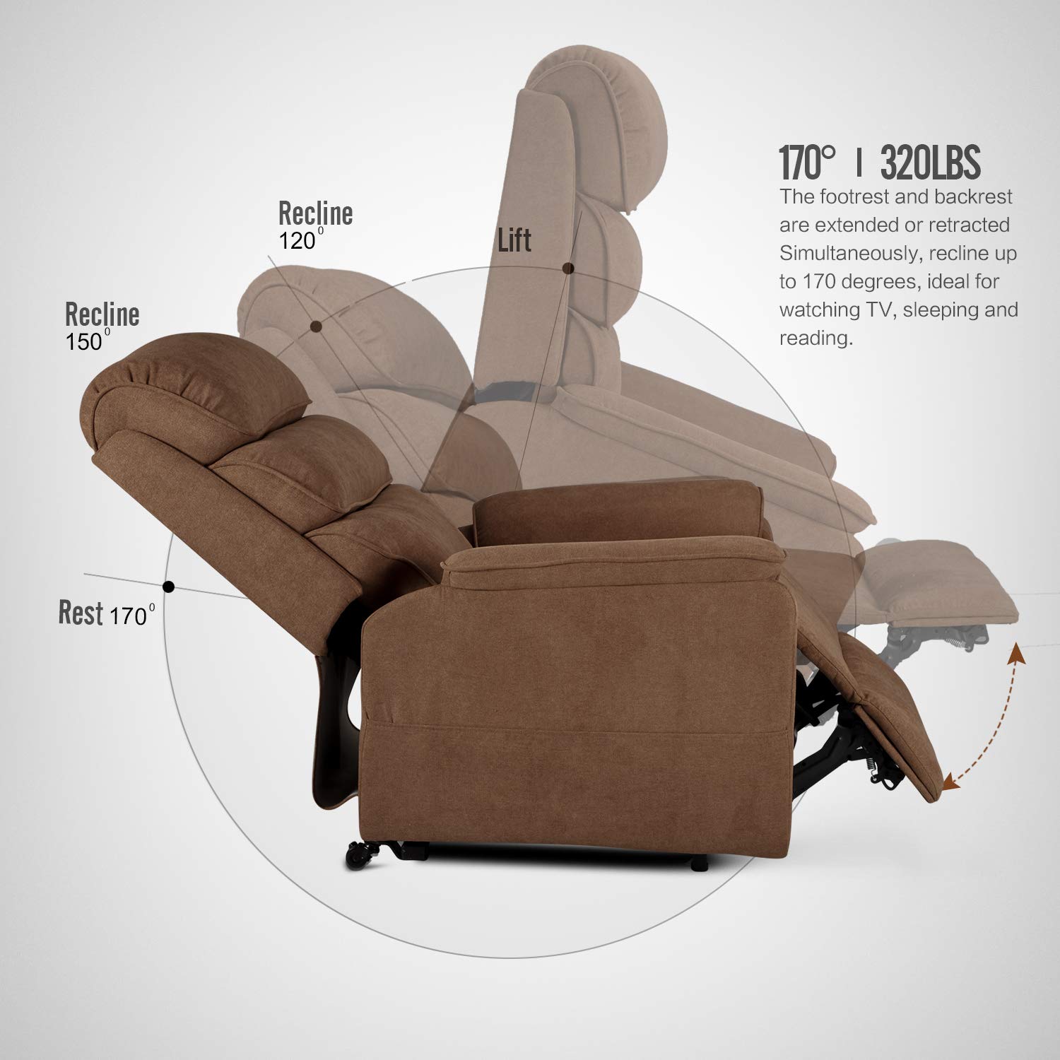 AECOJOY 13036UCO-LS01 recliners - View #4