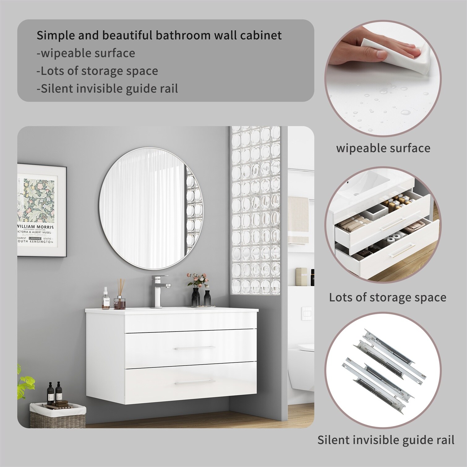 SunJet FBGQO9W5QBWQ Bath-Vanity-Combo - View #7