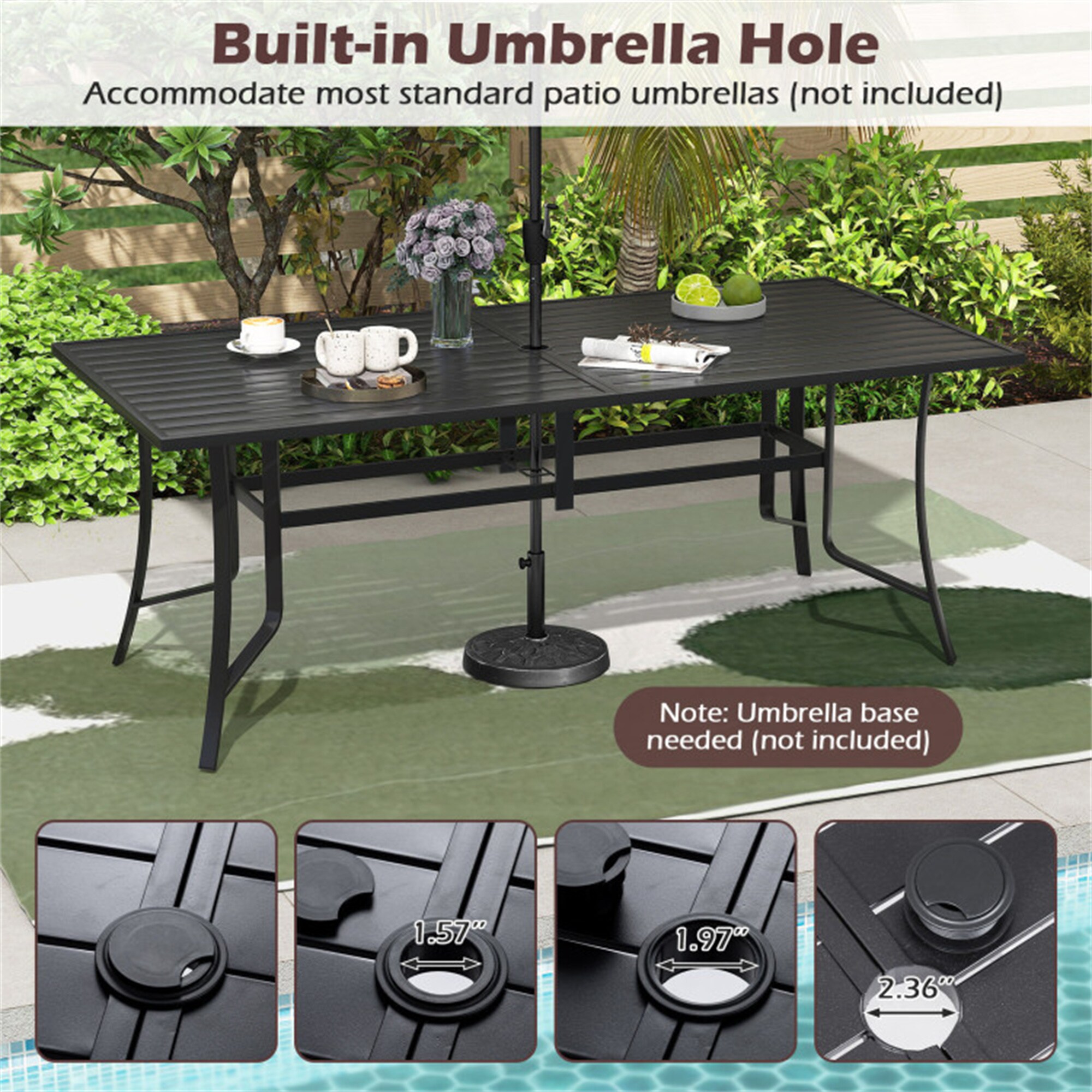 BABOOM BOM-841CRE+-CO Patio-Dining-Sets - View #7