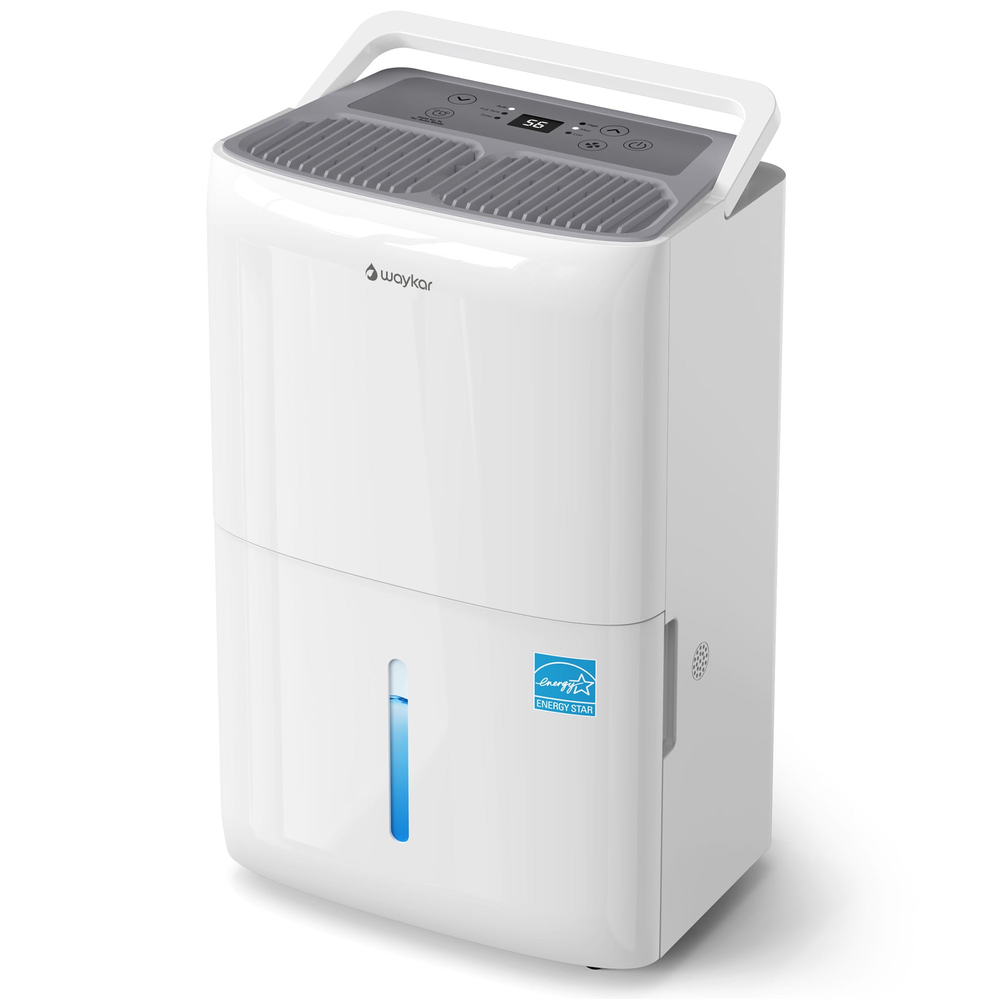 waykar  80 pint Dehumidifier for Home and Basement with Auto Defrost and Continuous Drainage