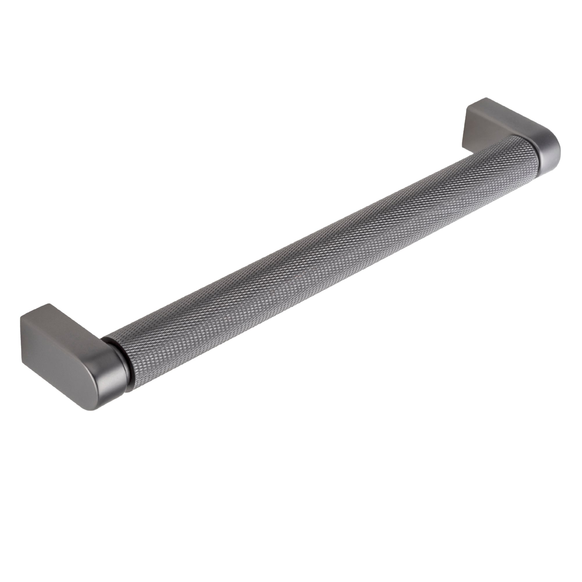 Sumner Street Home Hardware RL063120 Kent Knurled 7-in , 178mm Center to Center Black Nickel Cylindrical Bar