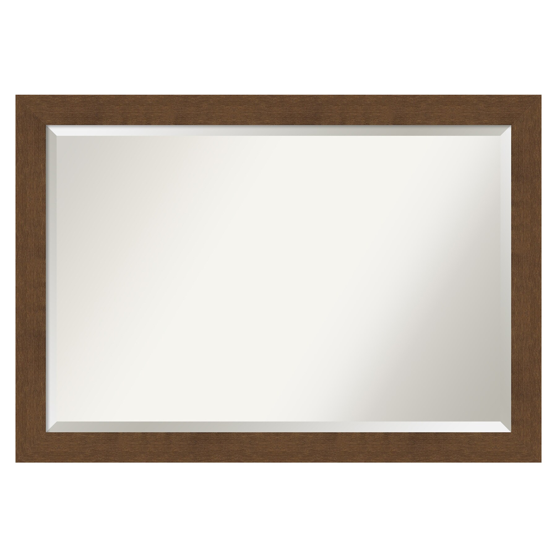 Amanti Art A17007183246 Carlisle Brown Frame 40-Inches W x 28-Inches H Rectangle Carlisle Brown Framed Wall Mirror
