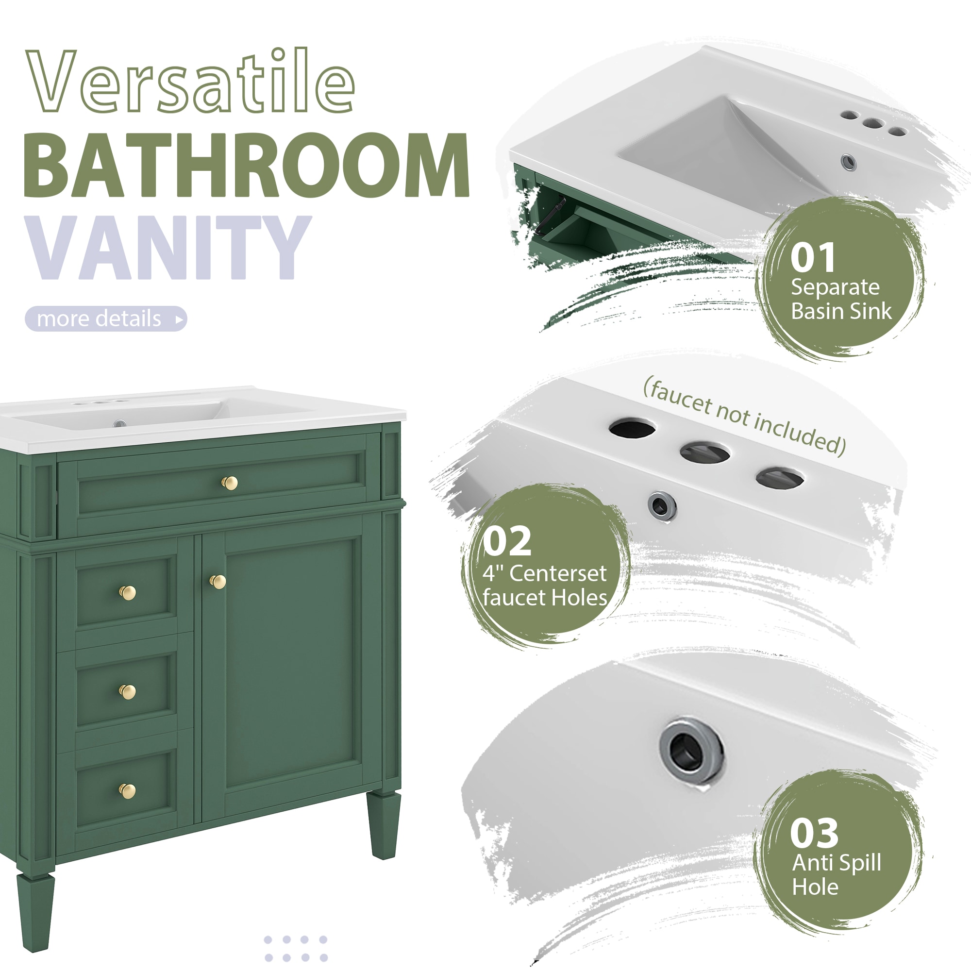 LOVMOR SF-L-SW000126AAF-1 Bath-Vanity-Combo - View #6