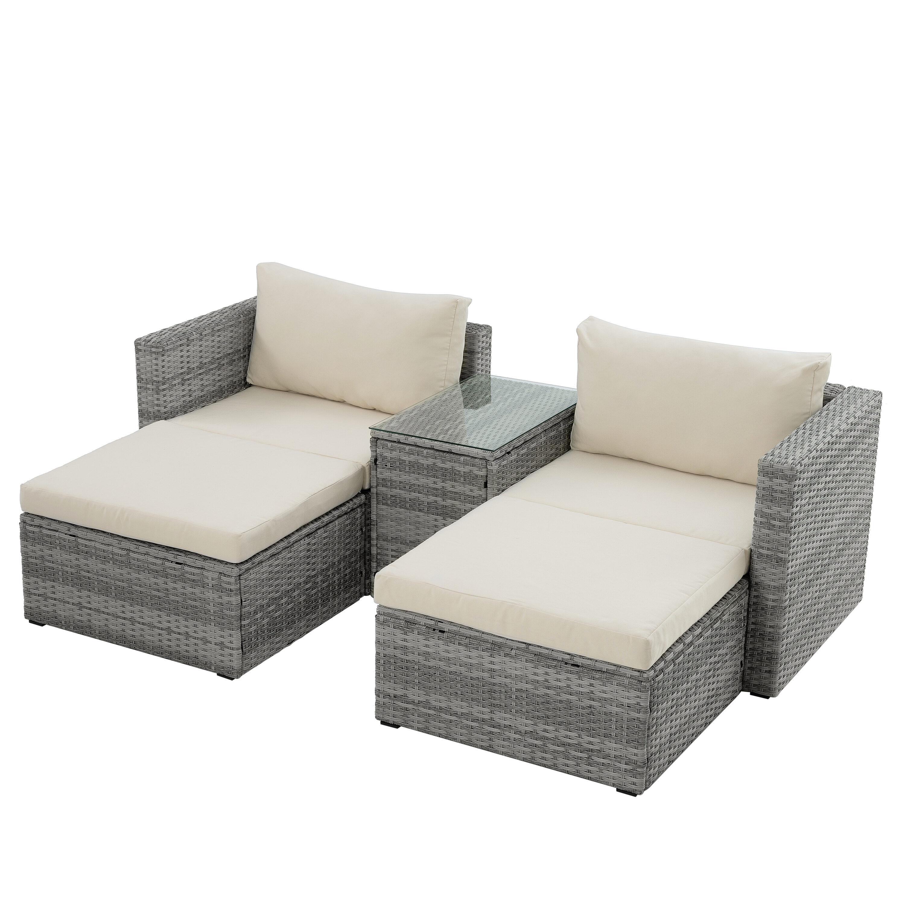 Nestfair FPT40009B Patio-Conversation-Sets - View #3