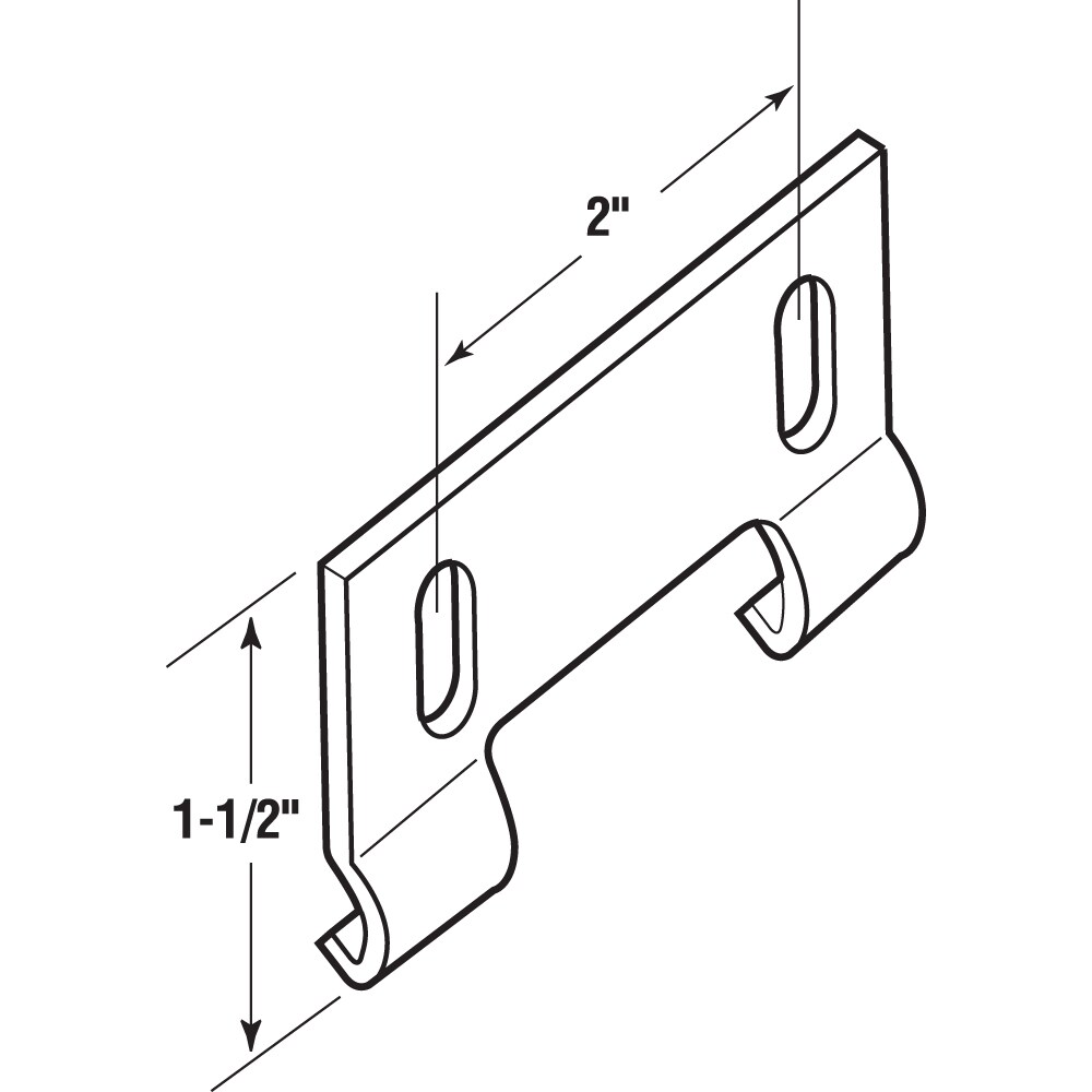 Prime-Line M 6191 Tub-Shower-Door-Guides - View #2