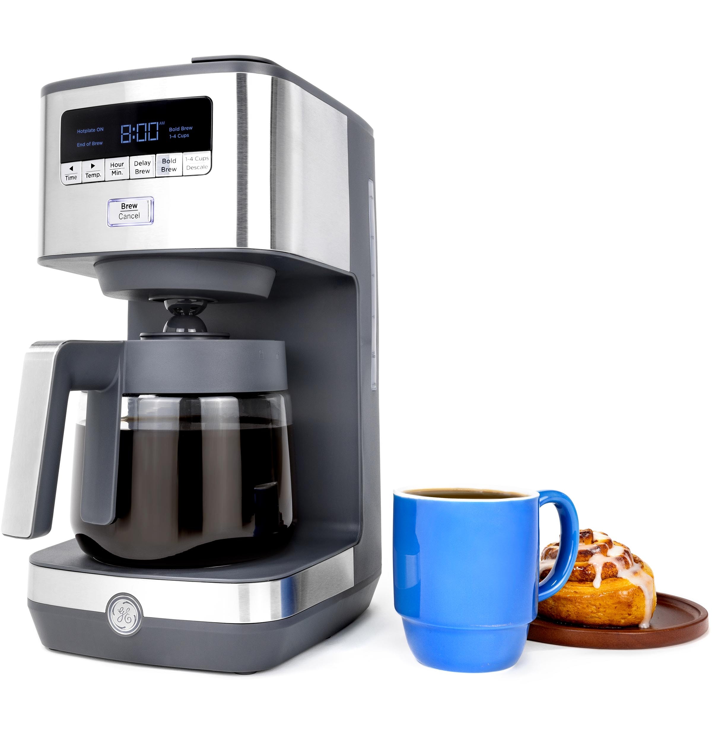  Hamilton Beach The Scoop Single Serve Coffee Maker & Fast Grounds  Brewer for 8-14oz. Cups, Brews in Minutes, 40oz. Removable Reservoir,  Stainless Steel (49987),Silver: Home & Kitchen