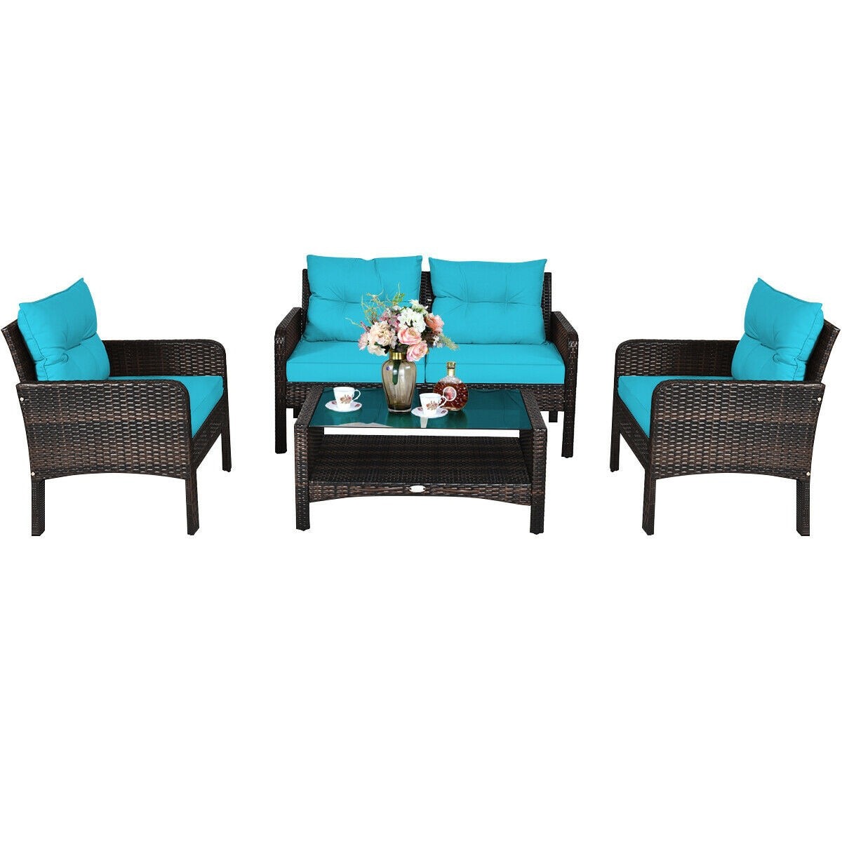 WELLFOR OUG68637ATU+ Patio-Conversation-Sets - View #2