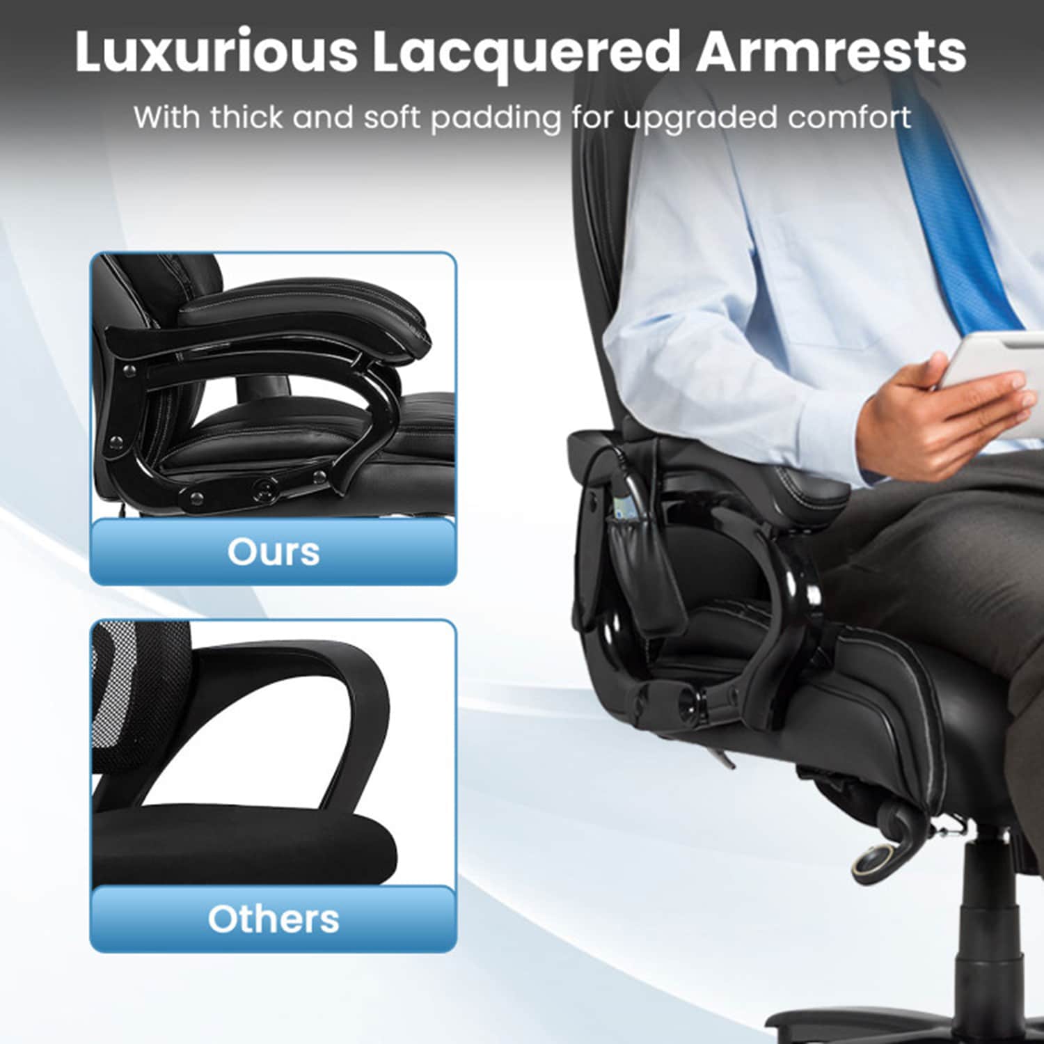 Mondawe MO-HW65238BK Office-Chairs - View #4