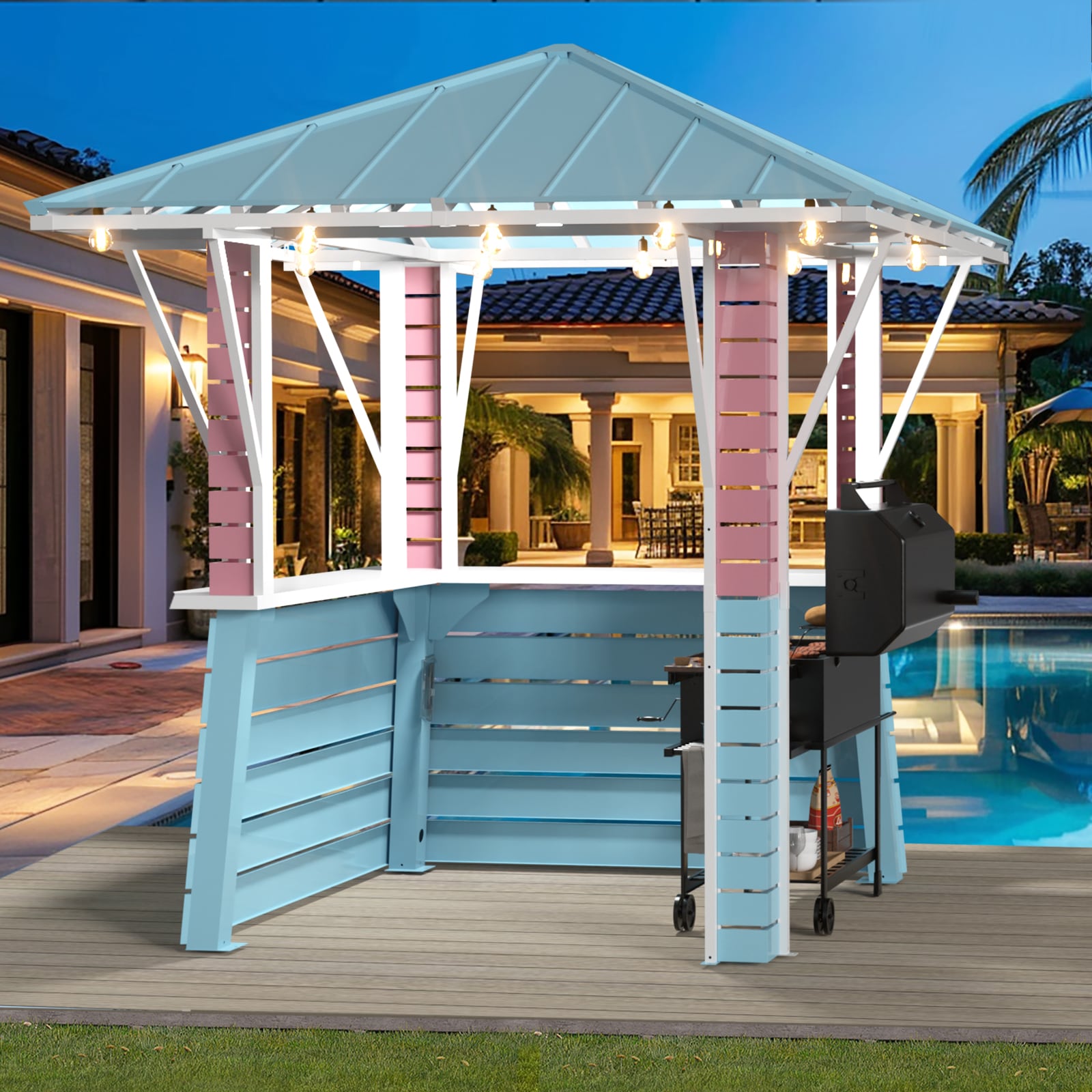 ELEVATE OUTDOORS IG10600005 Wood-Resin-Gazebos - View #2