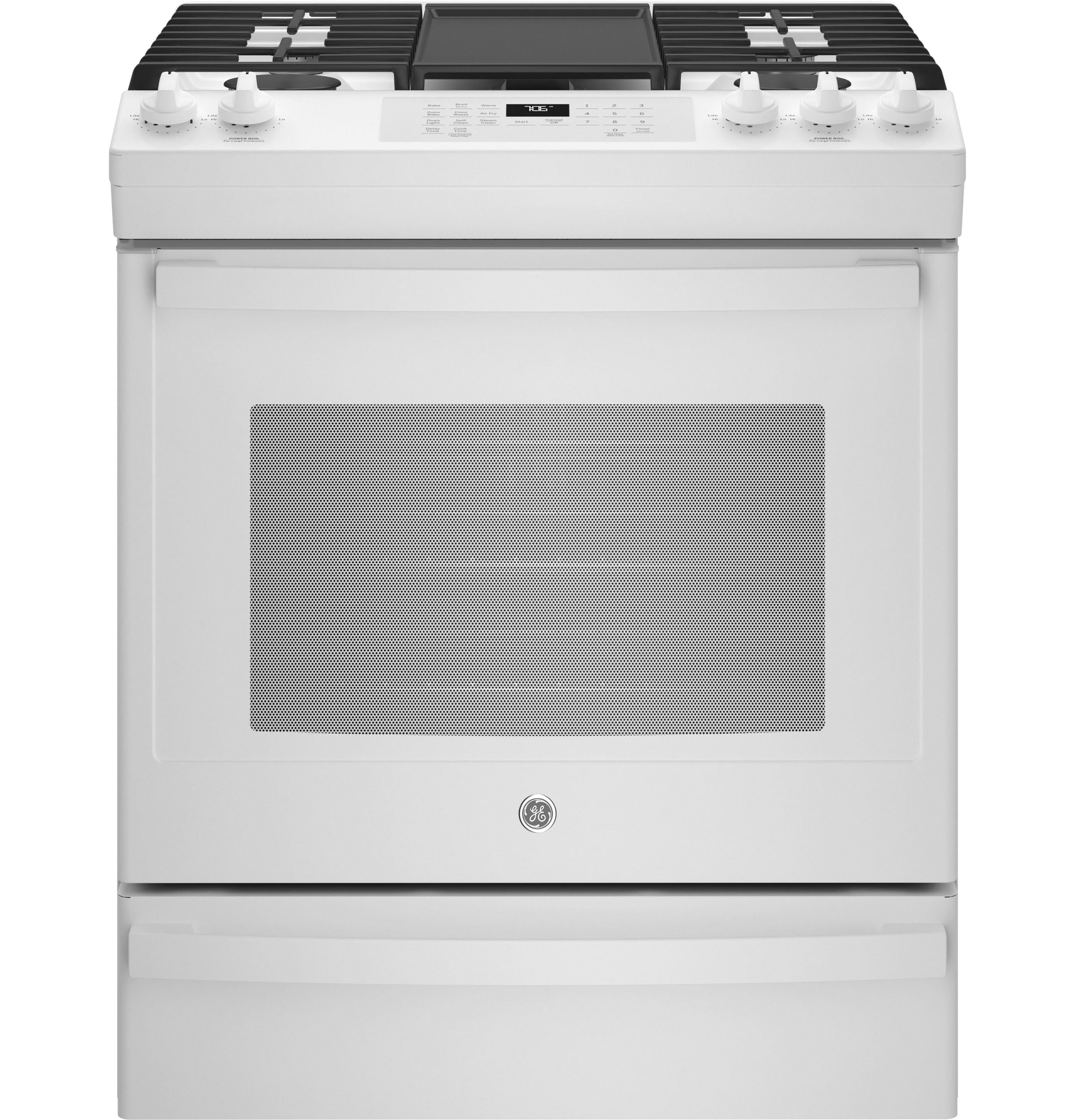 GE 30 in. 5.3 cu. ft. Slide-In Gas Range in Stainless Steel with Griddle  JGSS66SELSS - The Home Depot