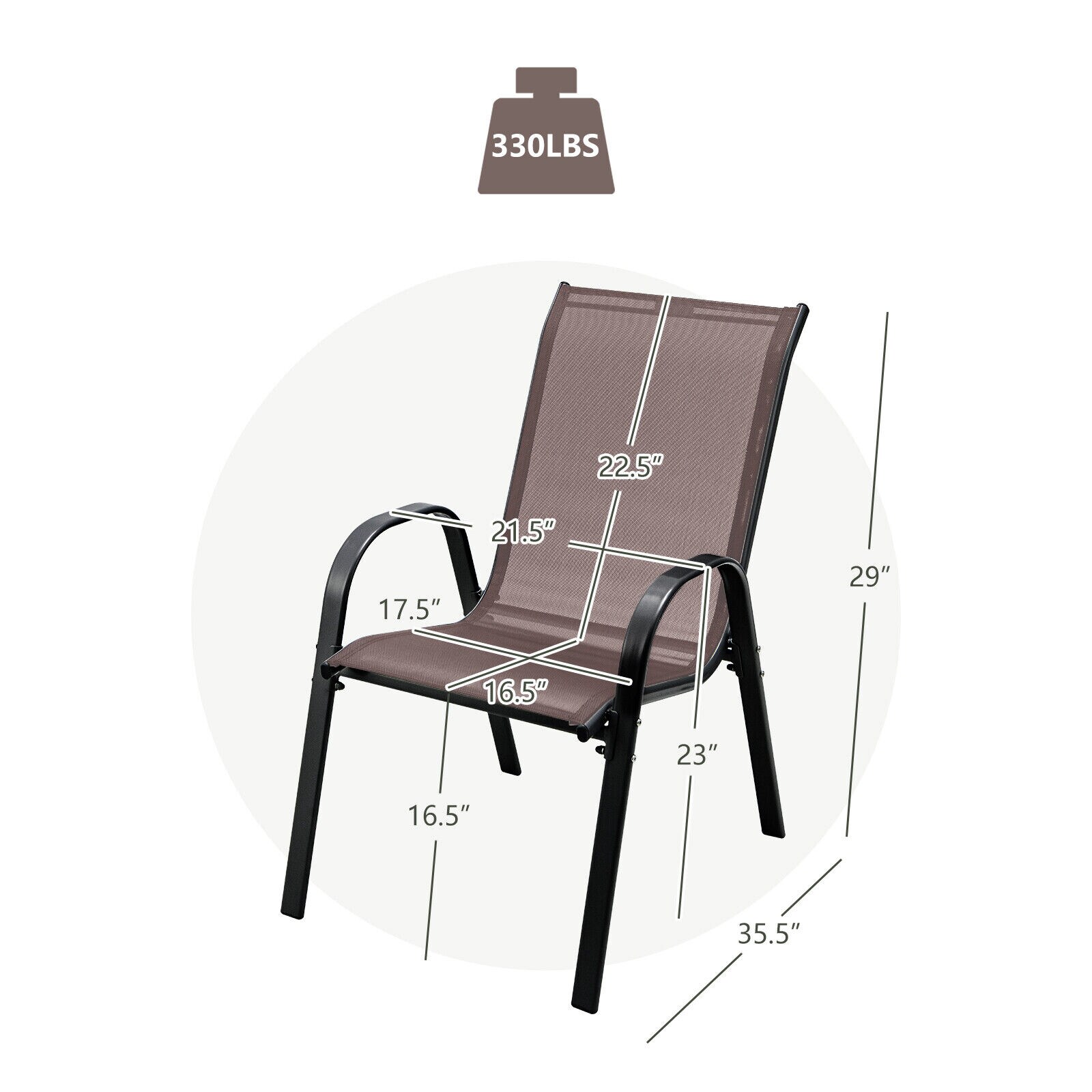 LIVIZA GAGP174121 Patio-Chairs - View #3