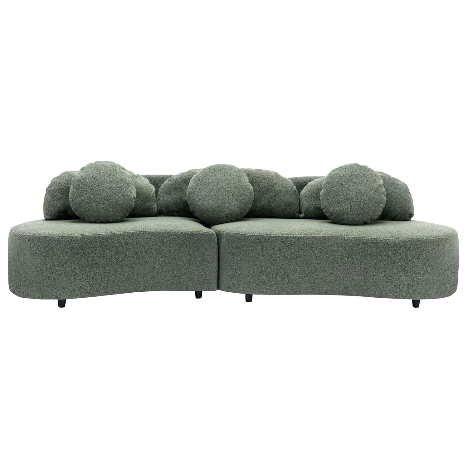 Lamb Velvet Cover Sofa Cushion Thickened Insulation Anti Slip Dust