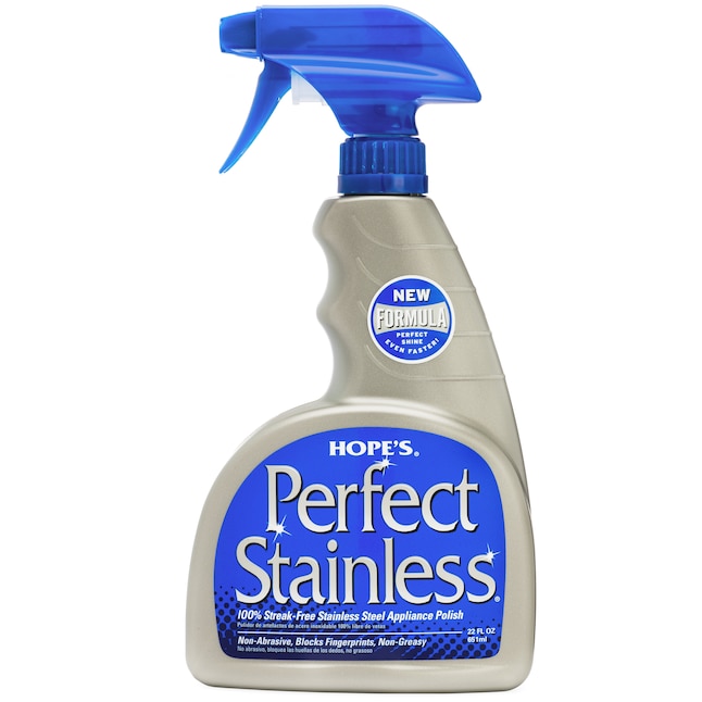 Hope's Perfect Stainless 22-fl oz Fresh and Clean Stainless Steel Cleaner  in the Stainless Steel Cleaners department at