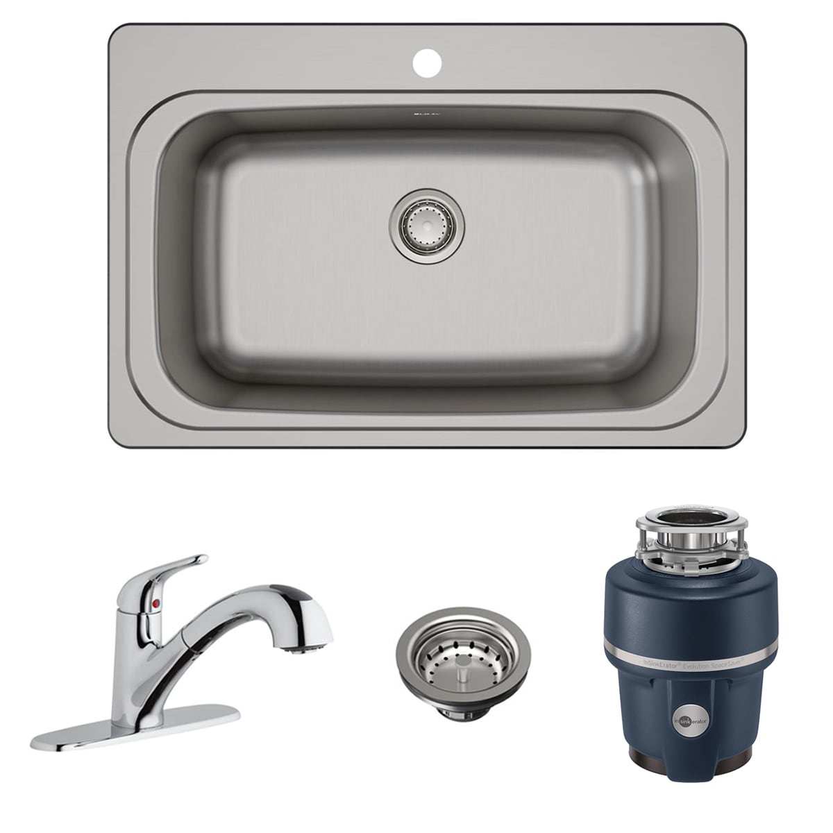 Essential Values Garbage Disposal Splash Guard, Includes Sink Baffle and Bonus Sink Stopper | Compatible with Disposals & Universal Sinks