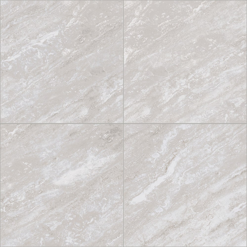 Style Selections 110011949 Colorado Grey 18-in x 18-in Glazed Ceramic Stone Look Floor and Wall Tile (2.168-sq. ft/ Piece)