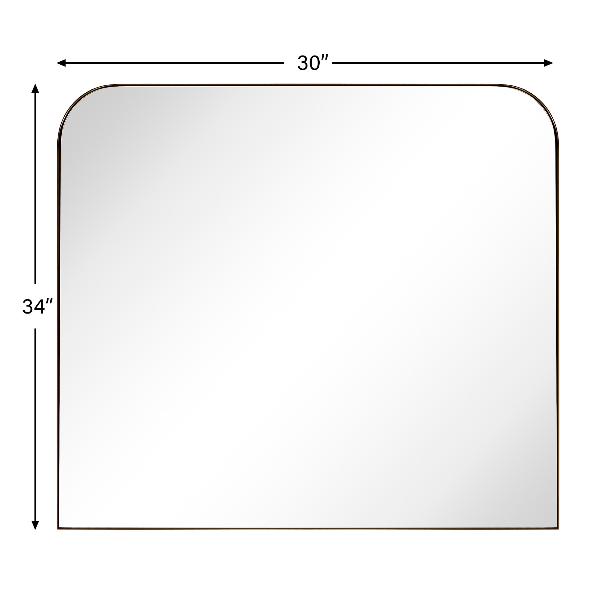 TEHOME GC-0Y120 Framed-Bath-Mirrors - View #3