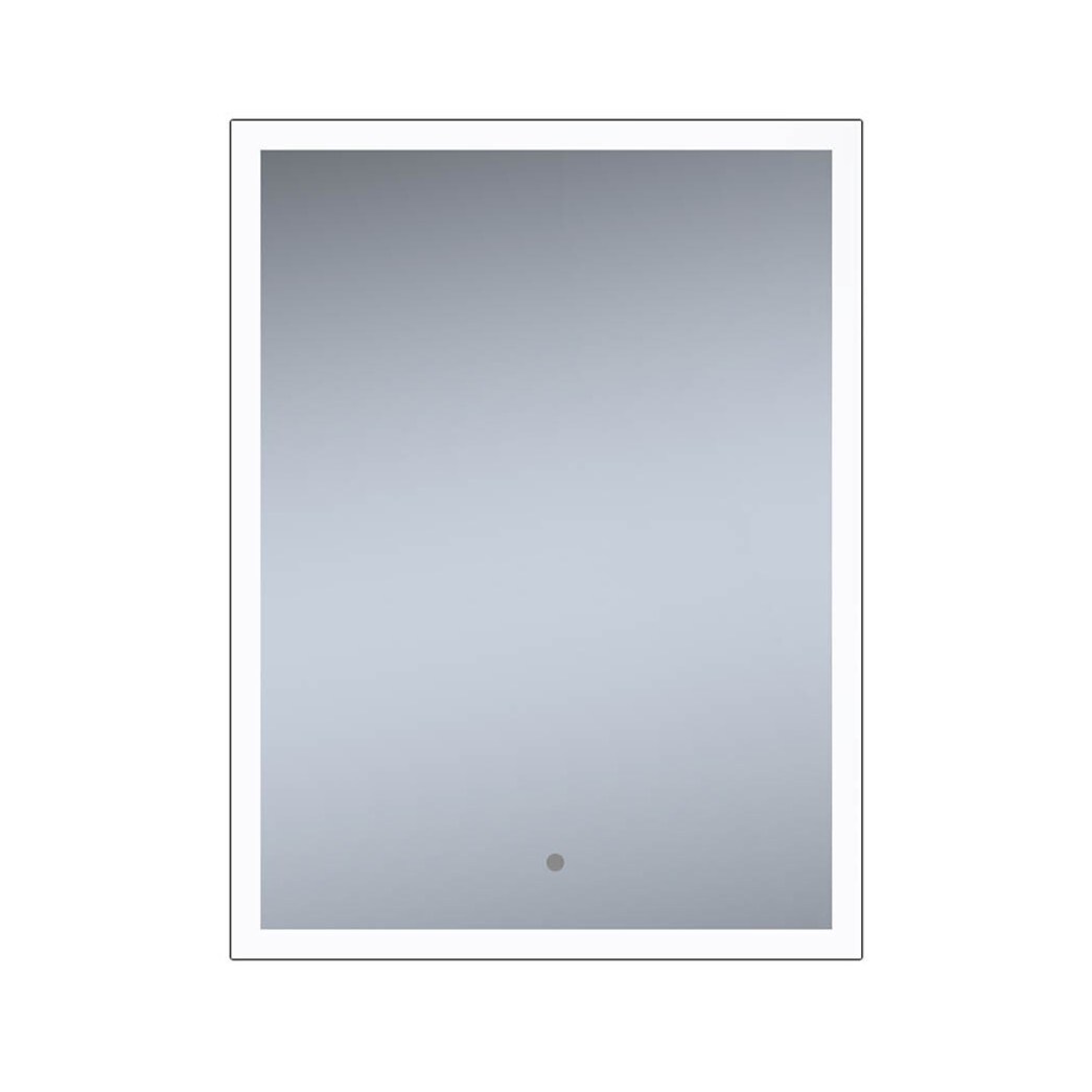 lighted IMPRESSIONS LI8905 Aster 24-in x 32-in Dimmable Lighted Aluminum Framed Bathroom Vanity Mirror