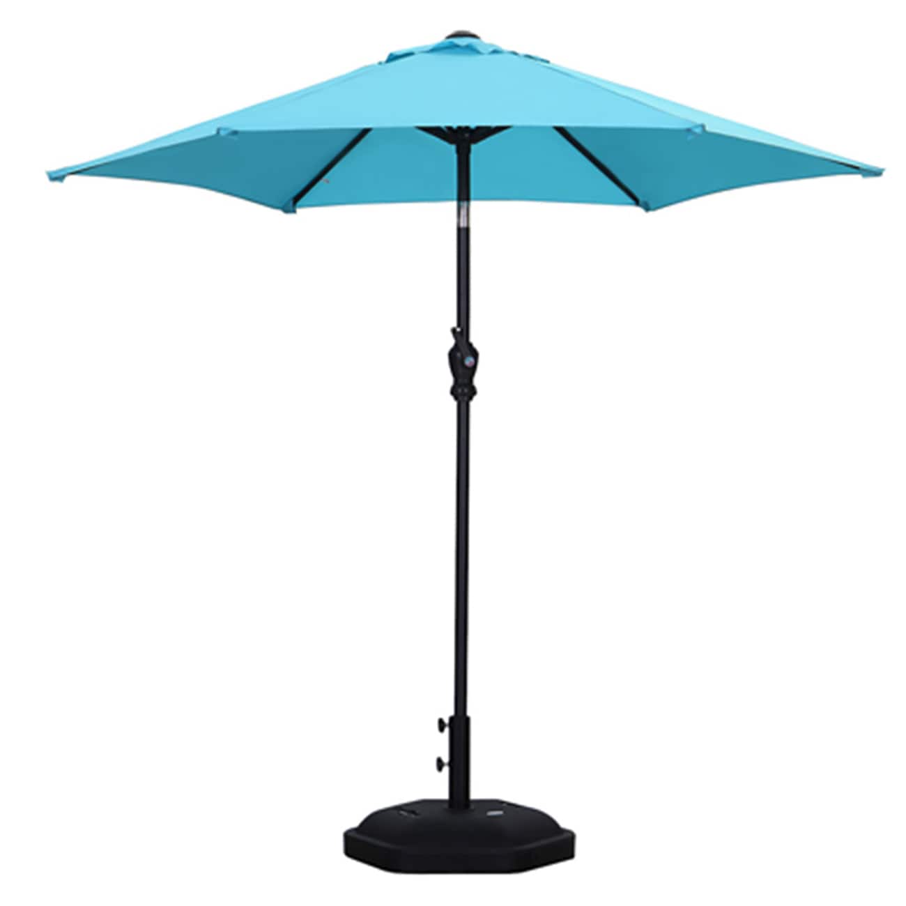 GDY GD-OTU028BL 8.6-ft Steel Multiple colors/finishes Crank Garden Patio Umbrella