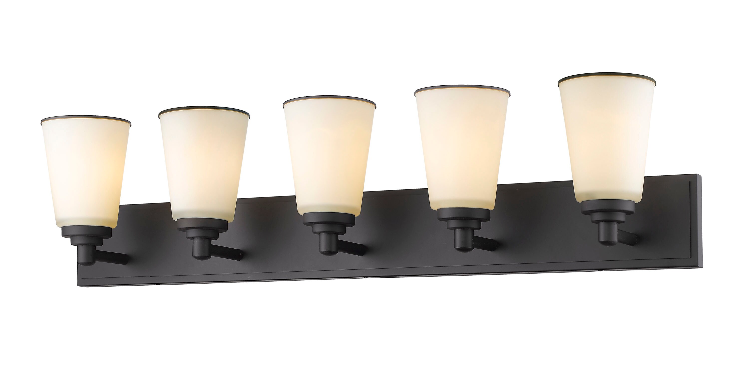 Z-Lite 432-5V-BRZ Jarra 38.5-in 5-Light Bronze Transitional Vanity Light