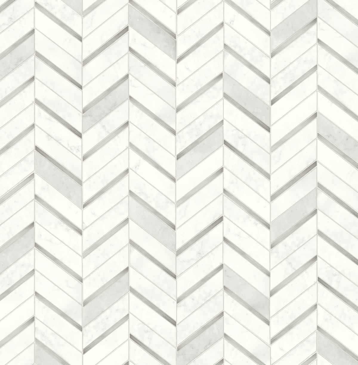 Nextwall 30.75-sq Ft Metallic Silver And Pearl Grey Vinyl Tile Self 