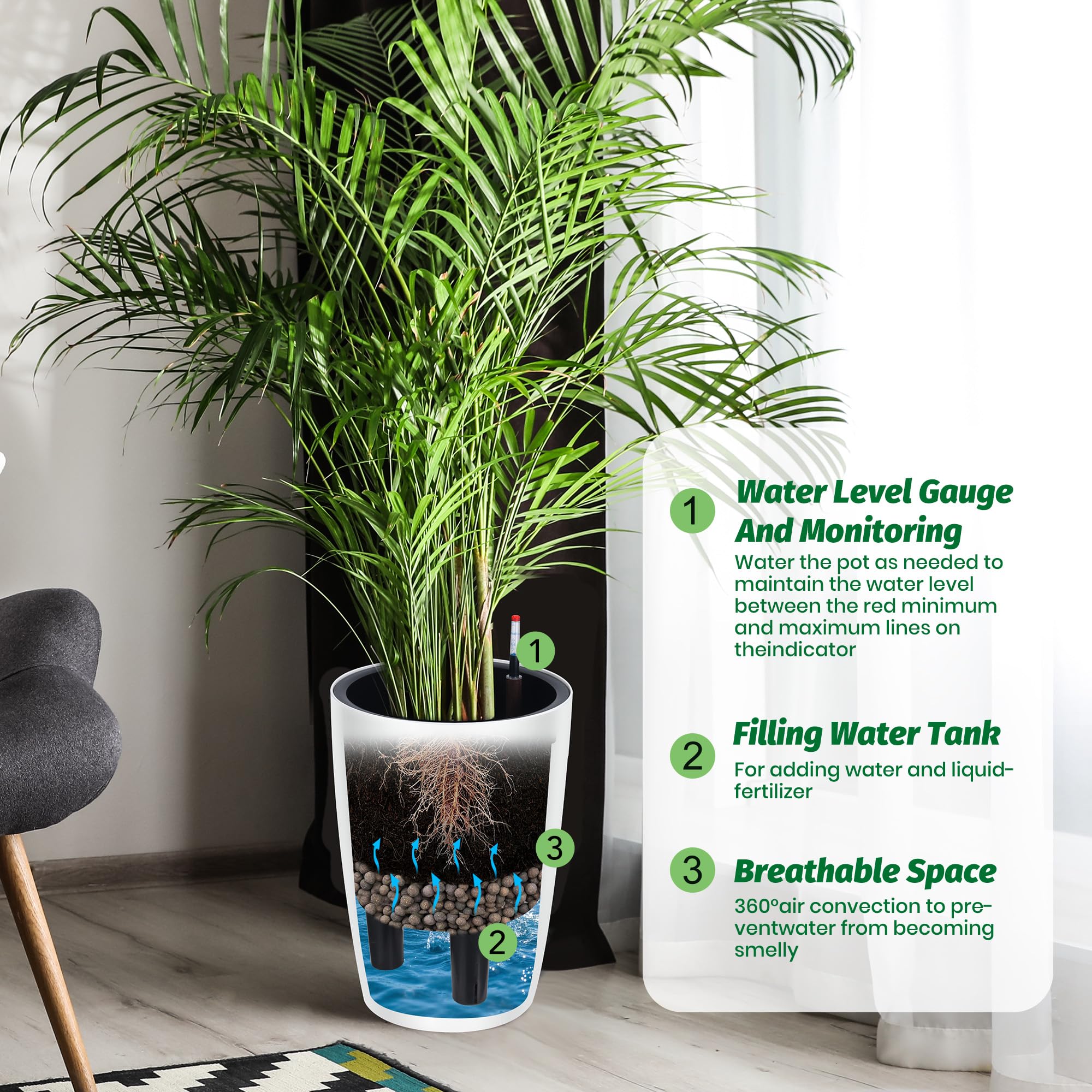 Garvee LYU01PHO-33L5P7X7 Planter-Window-Box - View #3