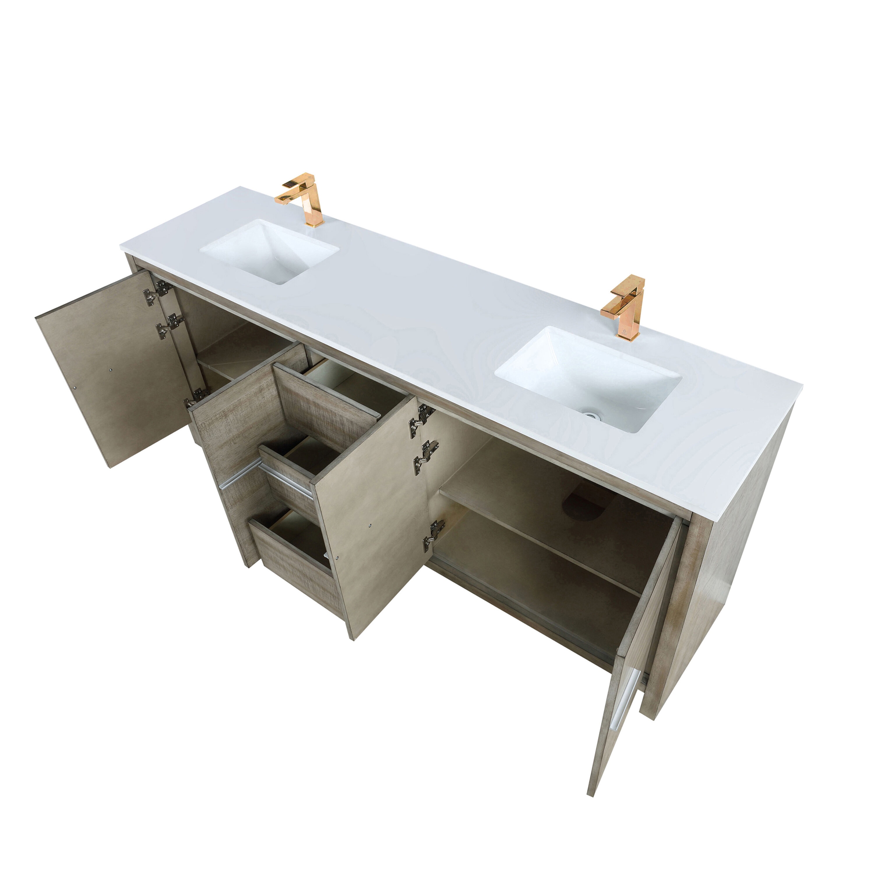 Lexora LLF80DKSOD000FRG Bath-Vanity-Combo - View #5