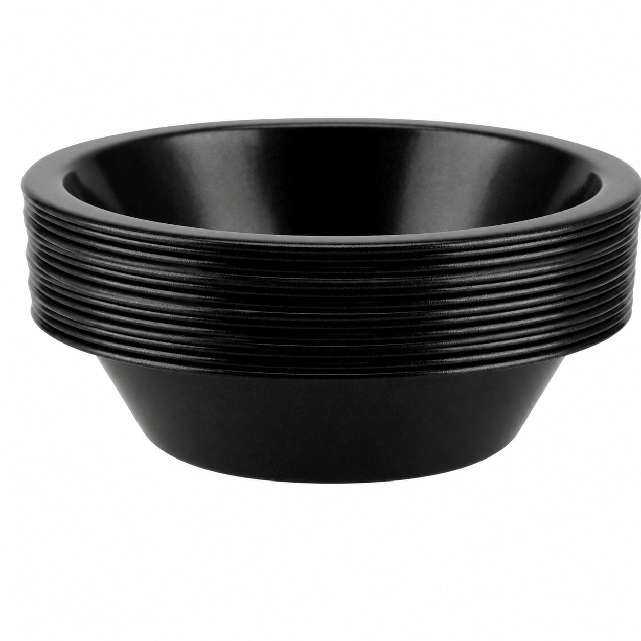 Aoibox  15 Pack 4 in Carbon Steel Nonstick Mini Pie Pans for Pie Muffin and Egg Tarts Baking Black Round Tins