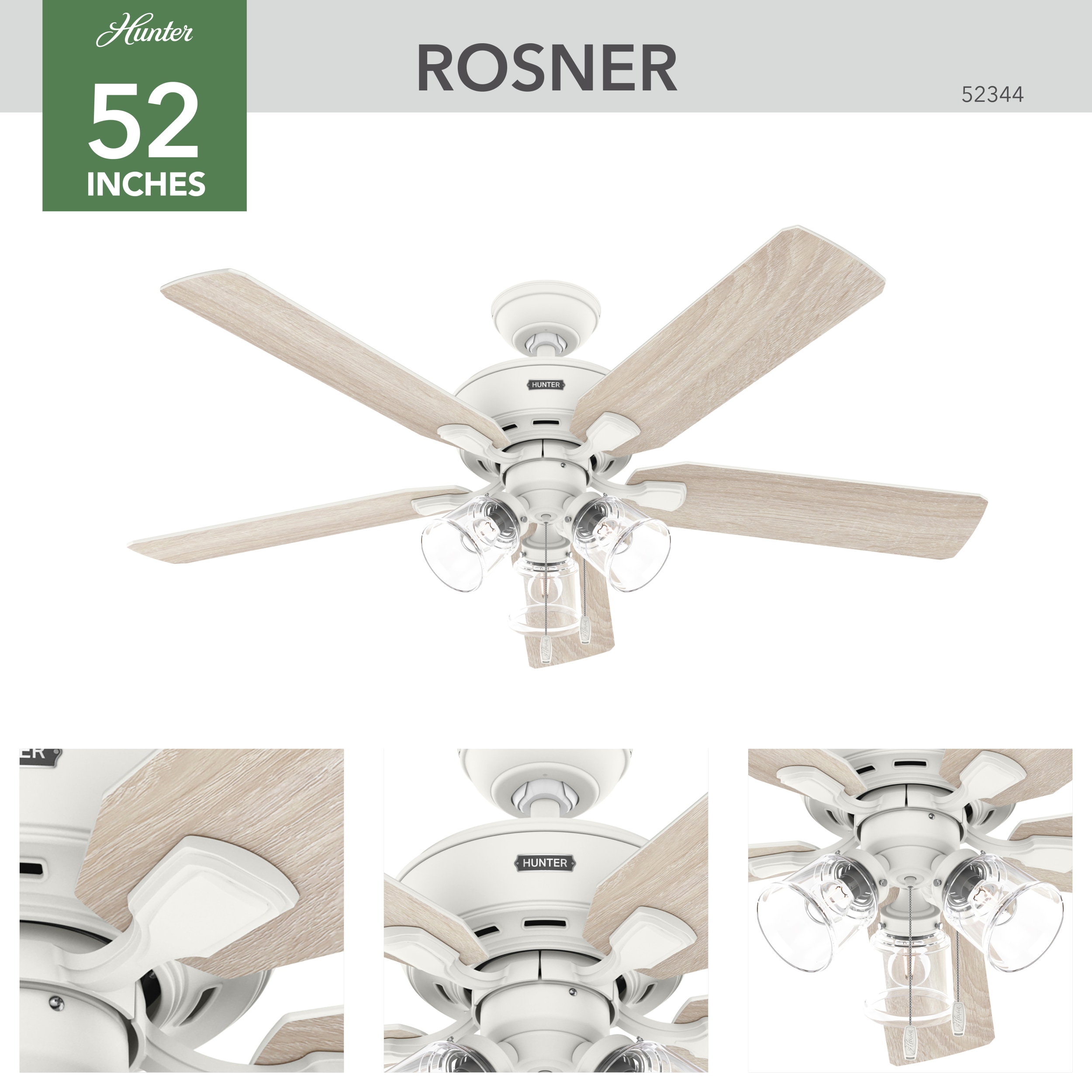 Hunter 52344 Ceiling-Fans - View #2