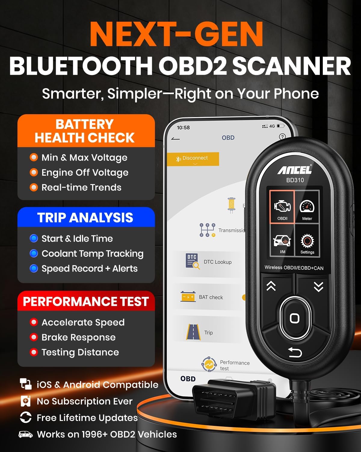 ANCEL BD310 Auto-Diagnostic-Testing-Tools - View #9