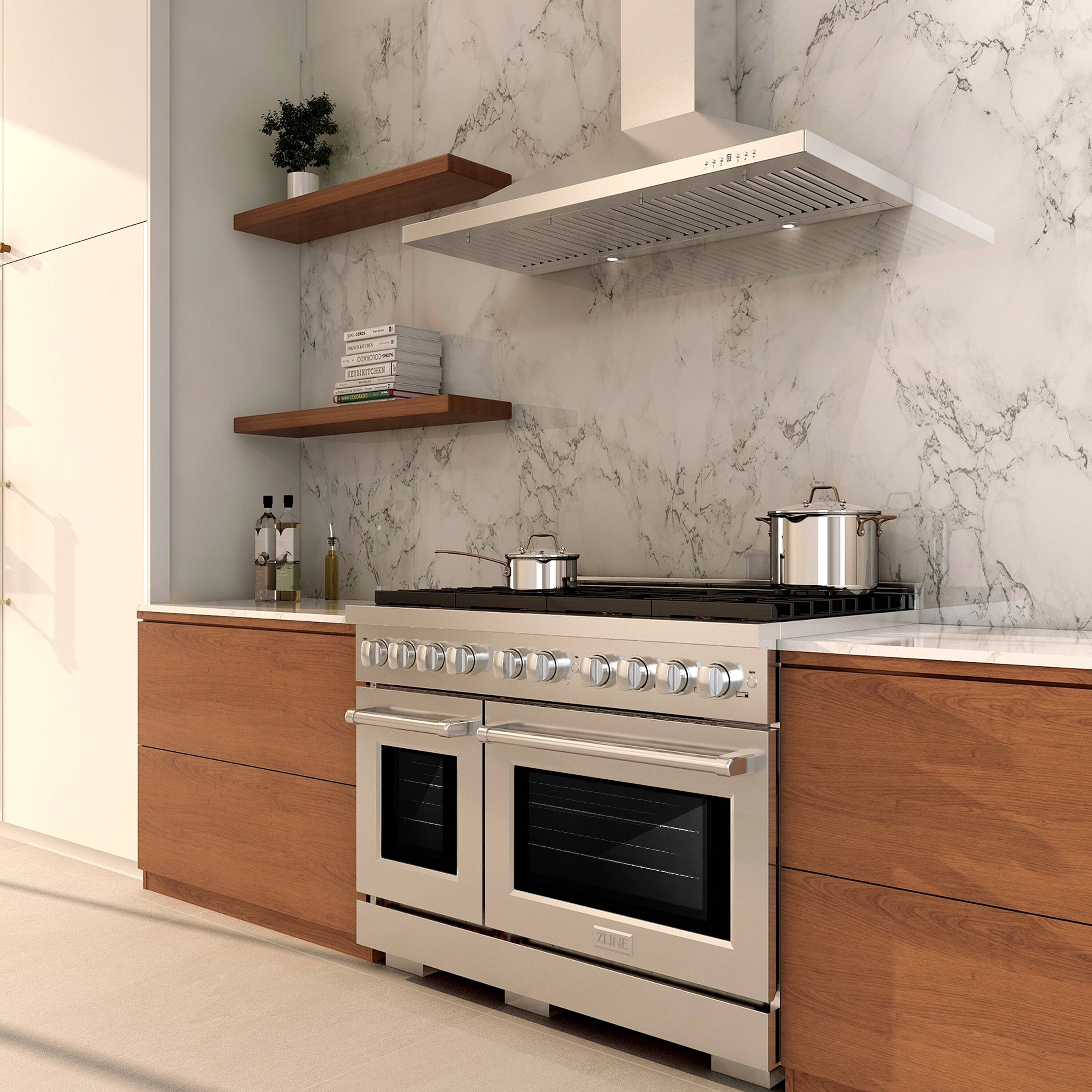 ZLINE KITCHEN & BATH SGR48 Double-Oven-Gas-Ranges - View #9