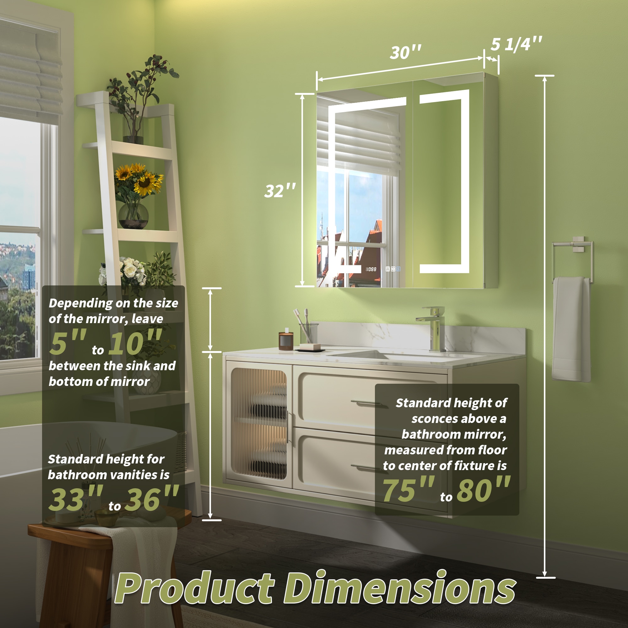 ExBrite DIBC3030RE Bathroom-Medicine-Cabinets - View #3