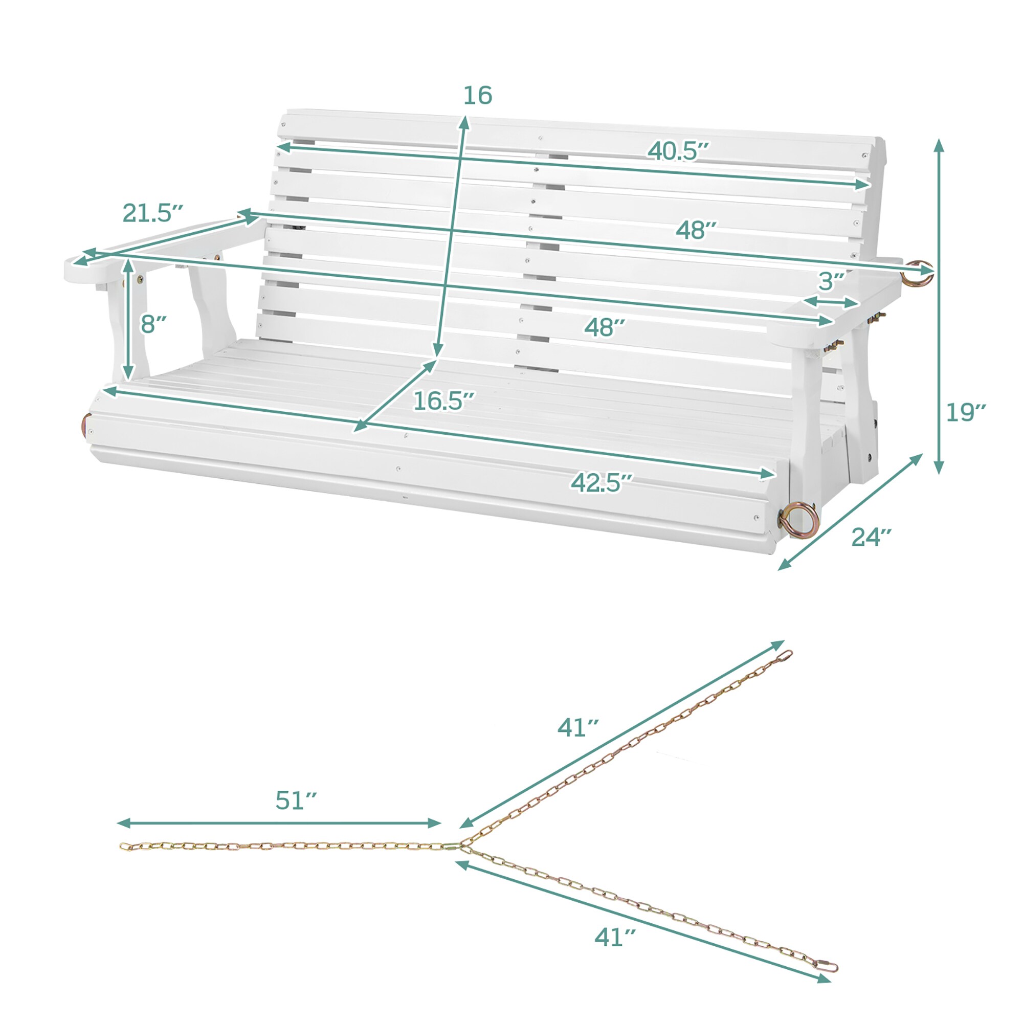 Goplus NP10806WH benches - View #6