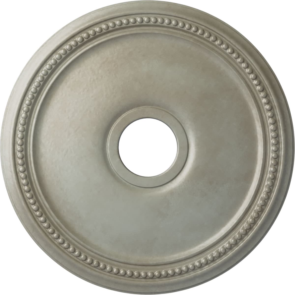 Ekena Millwork CM18DIFLS Diane 18-in W x 18-in L Painted Flash Gold Polyurethane Whole Ceiling Medallion