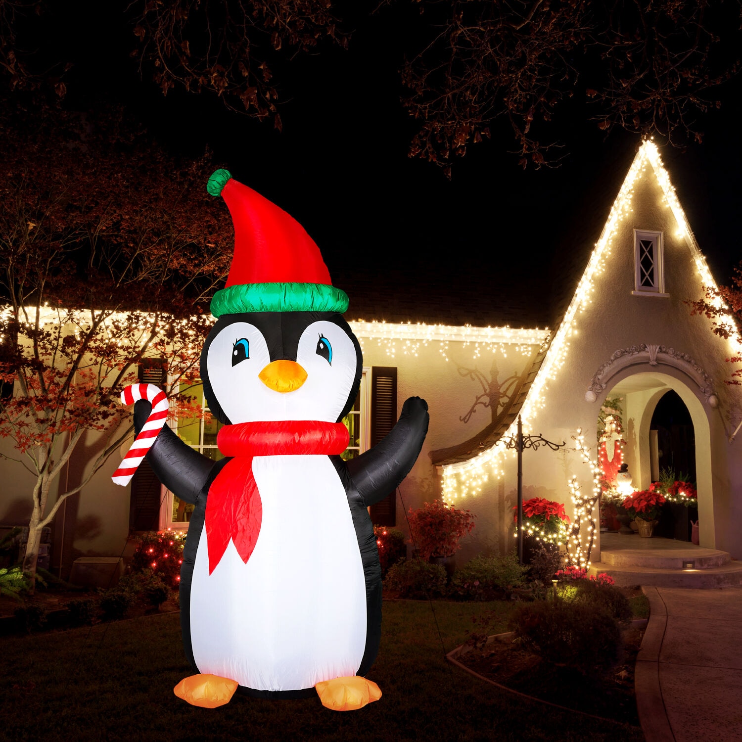 Fraser Hill Farm FHFPENGN101-L Christmas-Inflatables - View #14