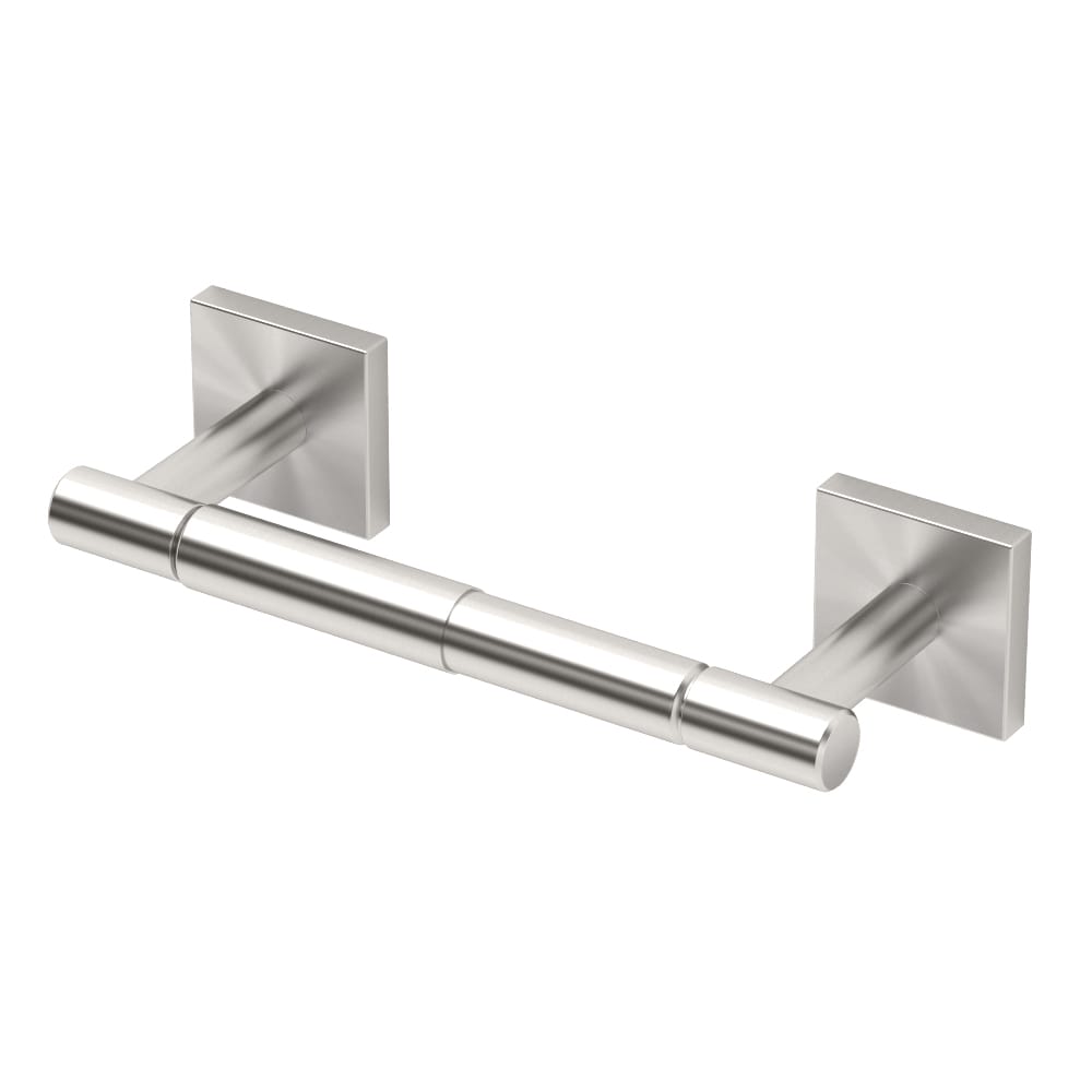 Gatco Elevate Satin Nickel Wall Mount Spring-loaded Toilet Paper Holder ...