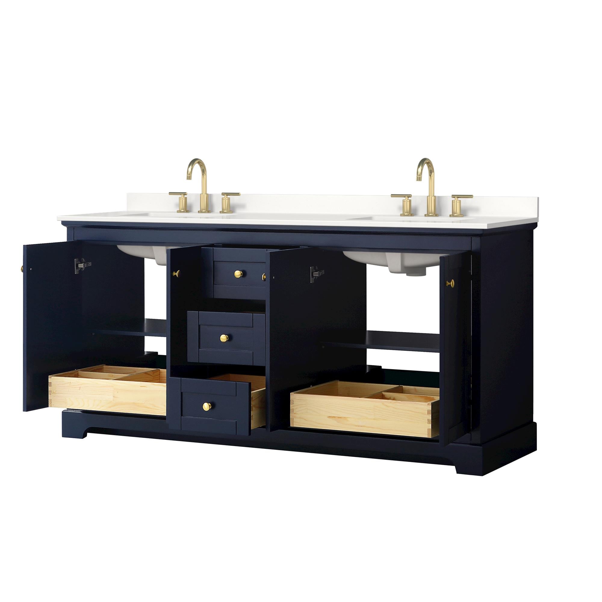 Wyndham Collection WCV232372DBLWQUS3MXX Bath-Vanity-Combo - View #3