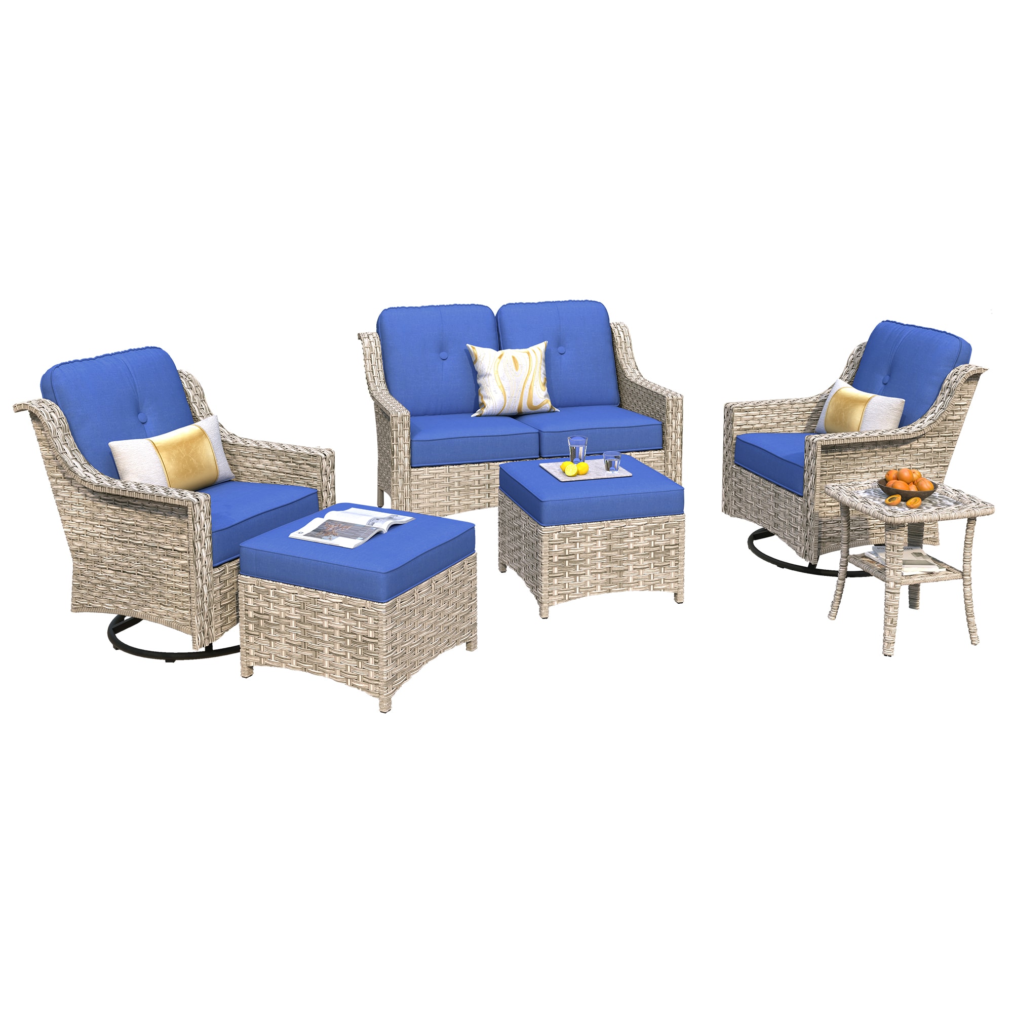 Ovios PDL706Y Patio-Conversation-Sets - View #7