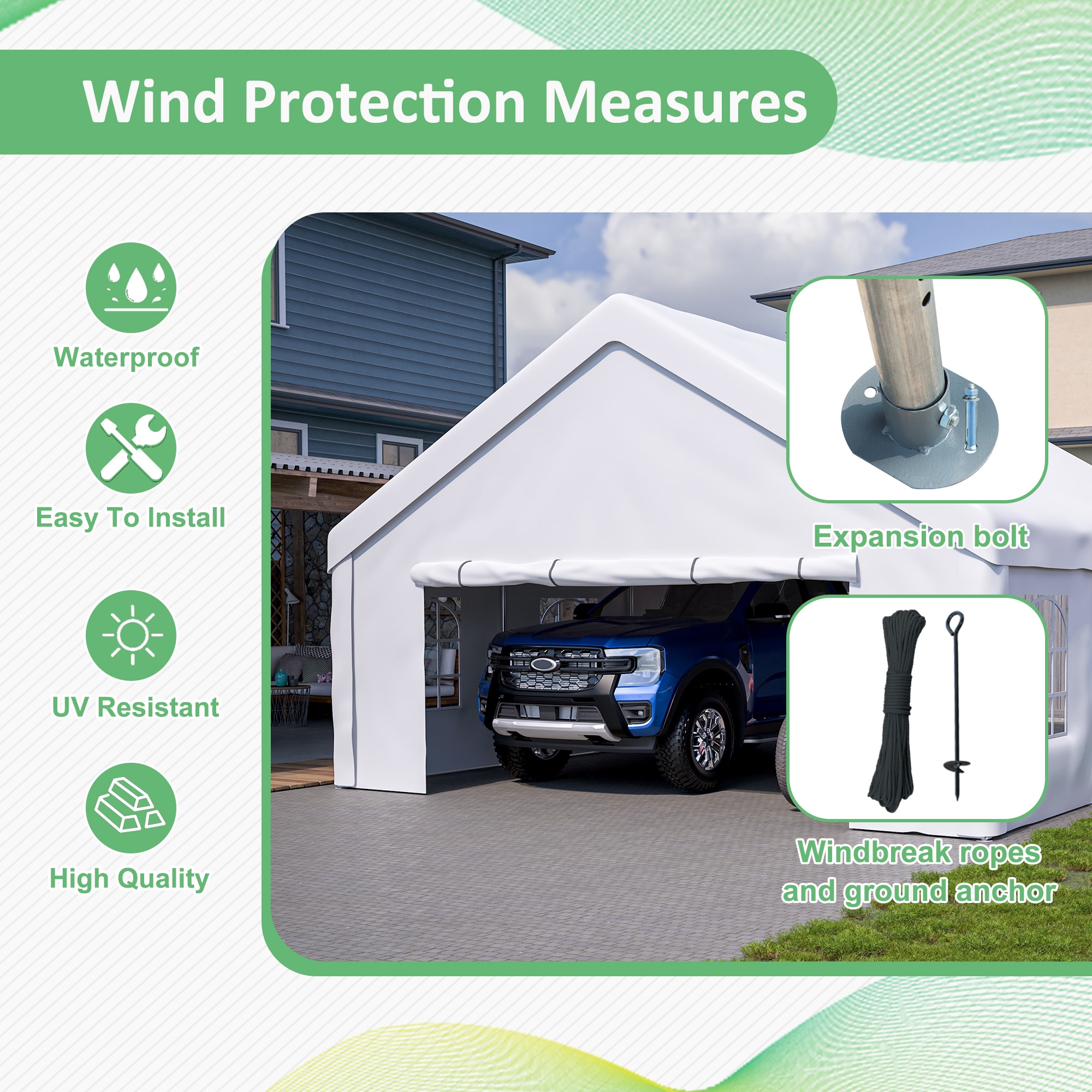 Flynama G-2505S00098 Carport-Covers - View #8